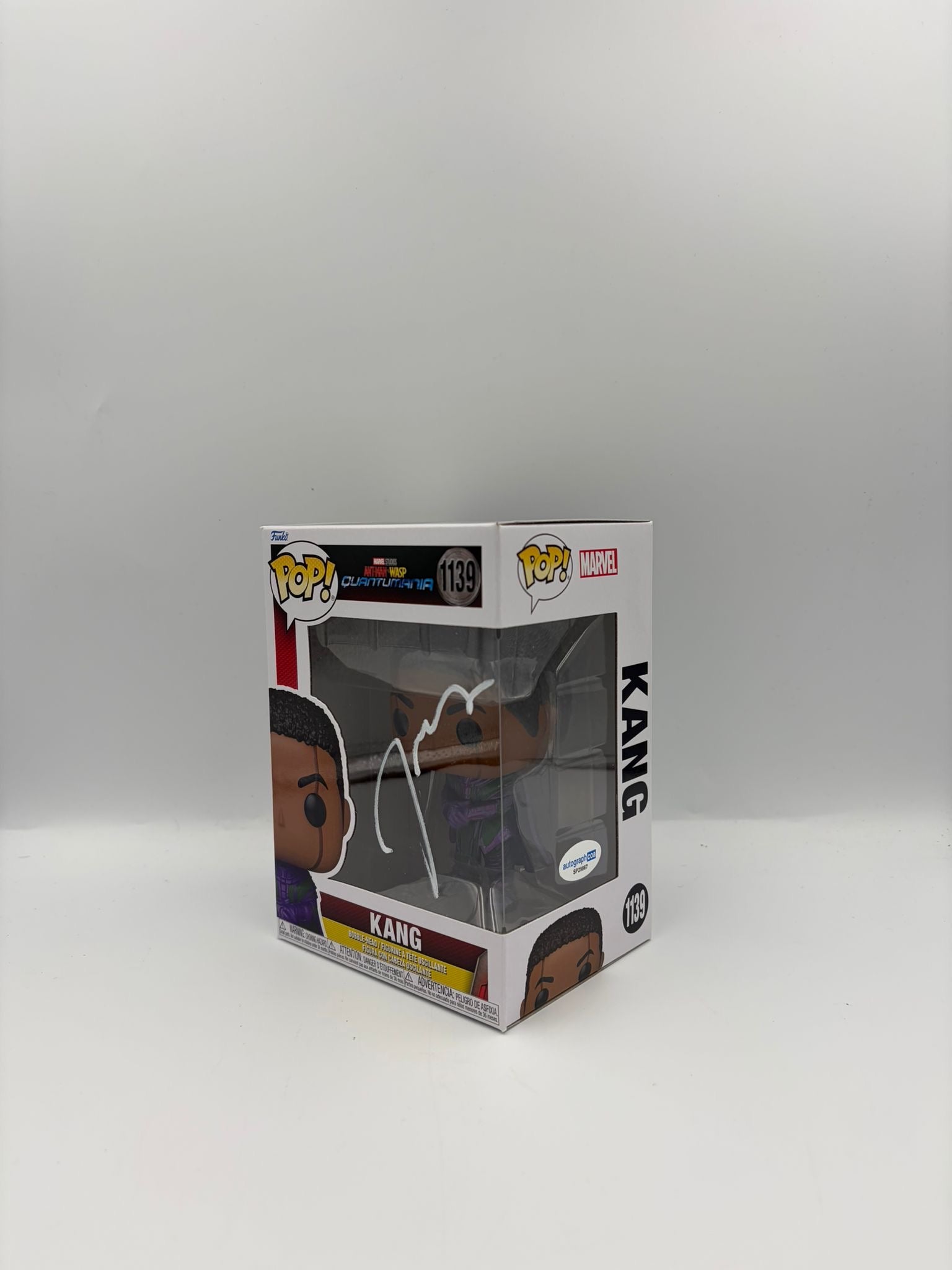 Kang - #1139 - Ant-Man The Wasp Quantomania - Signed By Jonathan Majors - Autographcoa Certified Funko Pop!