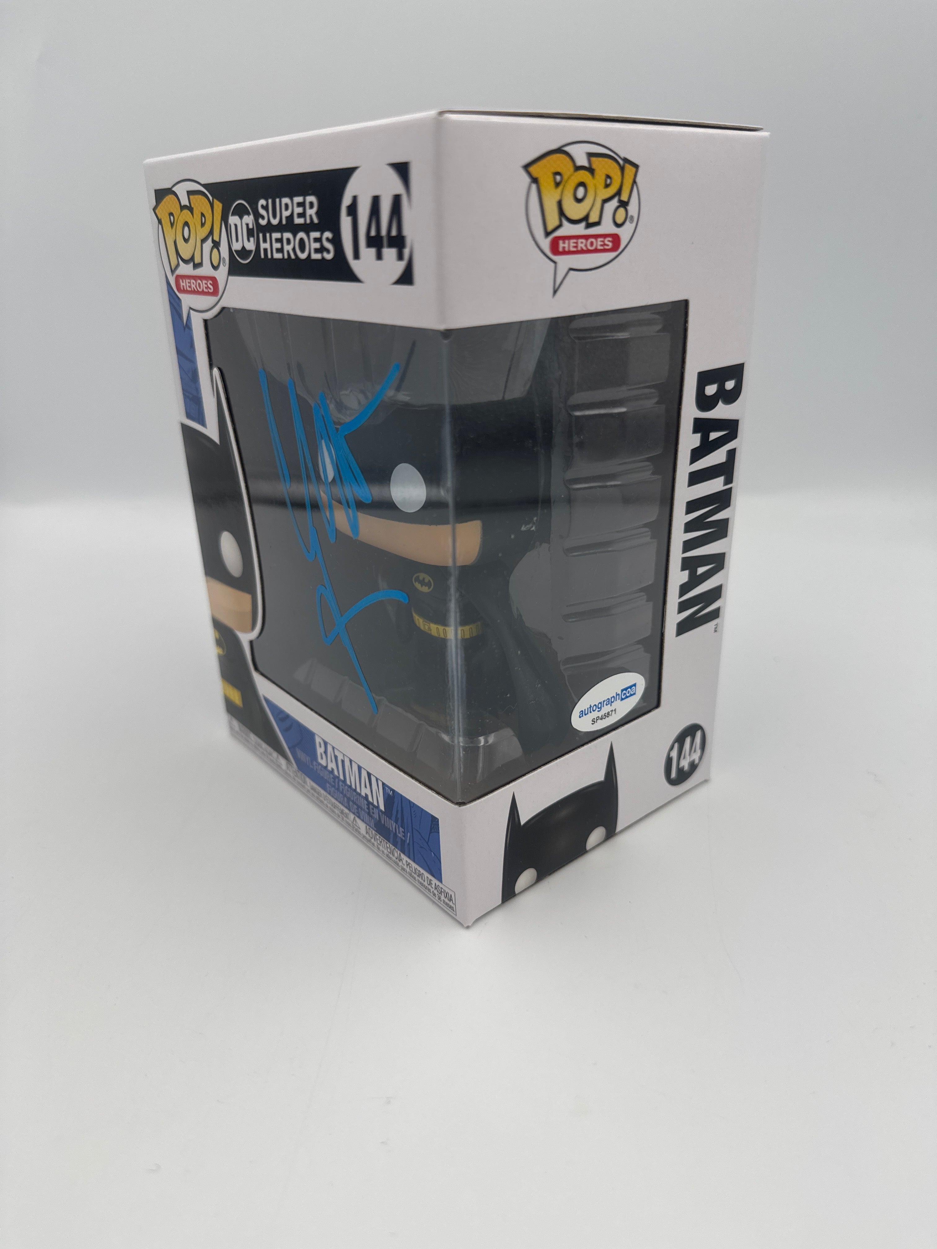 Batman - #144 - Funko Pop! - Heroes - DC Super Heroes - Signed By Christian Bale - Certified By Autographcoa