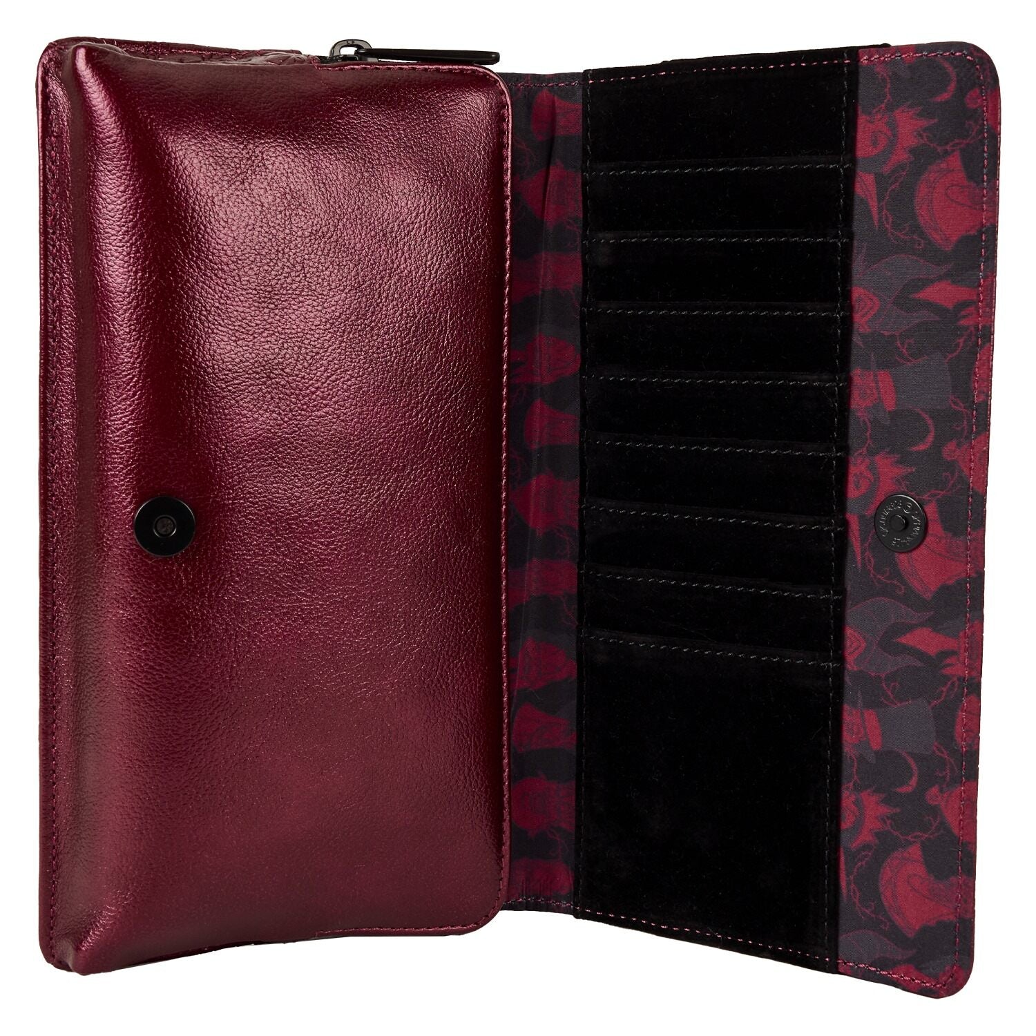 Disney Villains Quiet Fandom Clutch Crossbody Bag - Loungefly