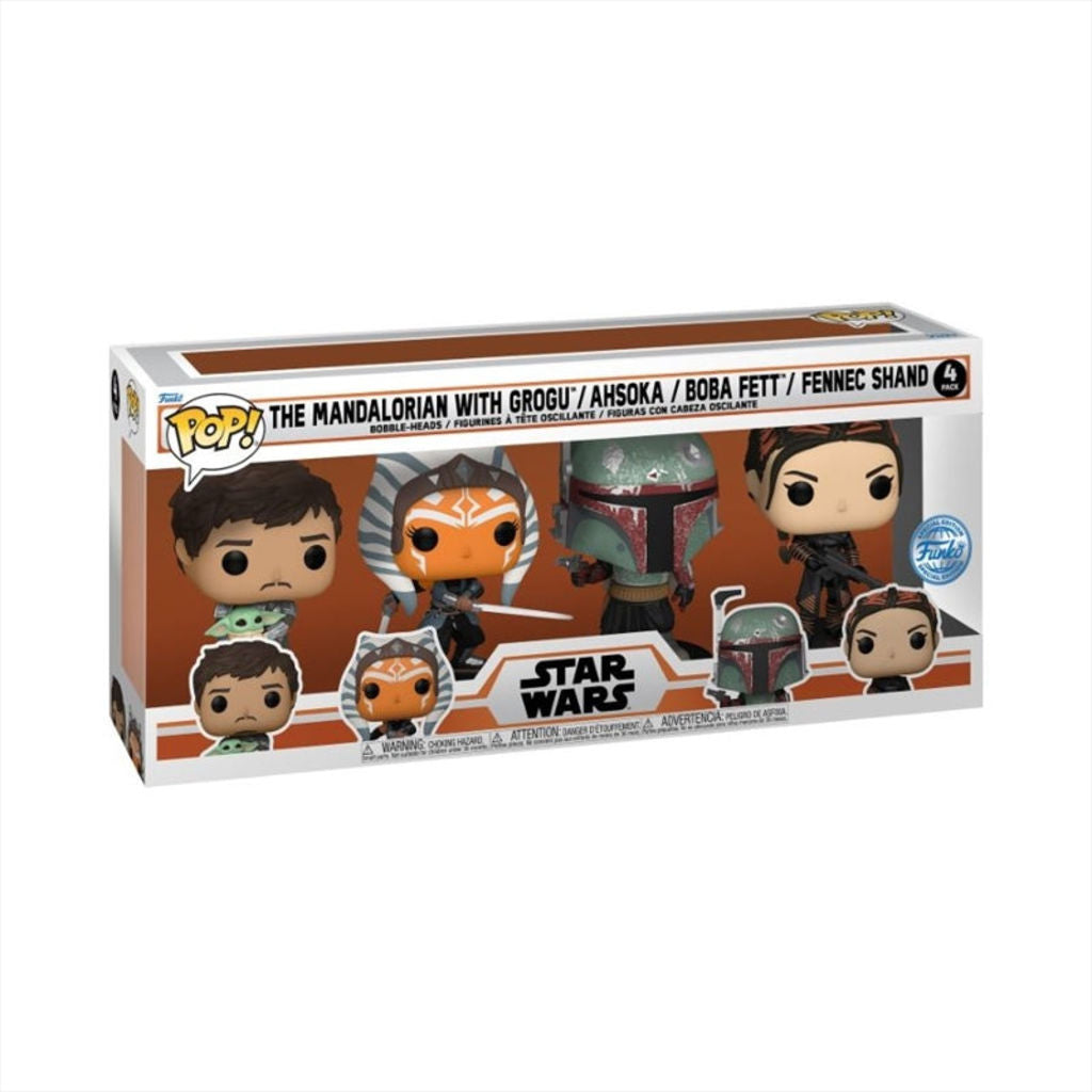 Funko POP! Star Wars - The Mandalorian 4-Pack