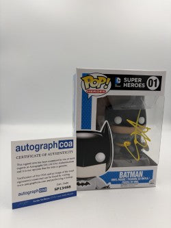Batman - #01 - Funko Pop! - Heroes - DC Super Heroes - Signed By Will Arnett - Certified By Autographcoa