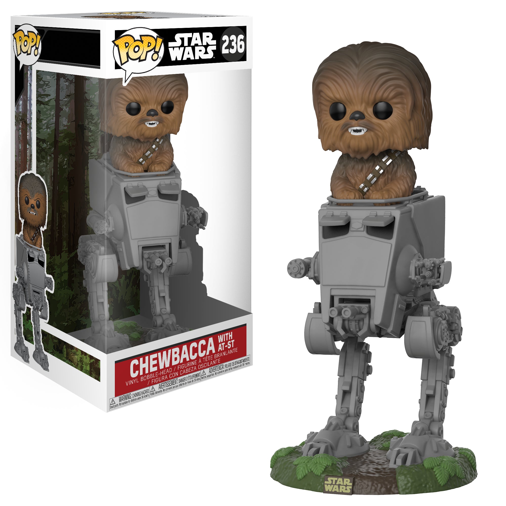 Funko Star Wars Chewbacca With AT-ST - #236 - Funko Pop!