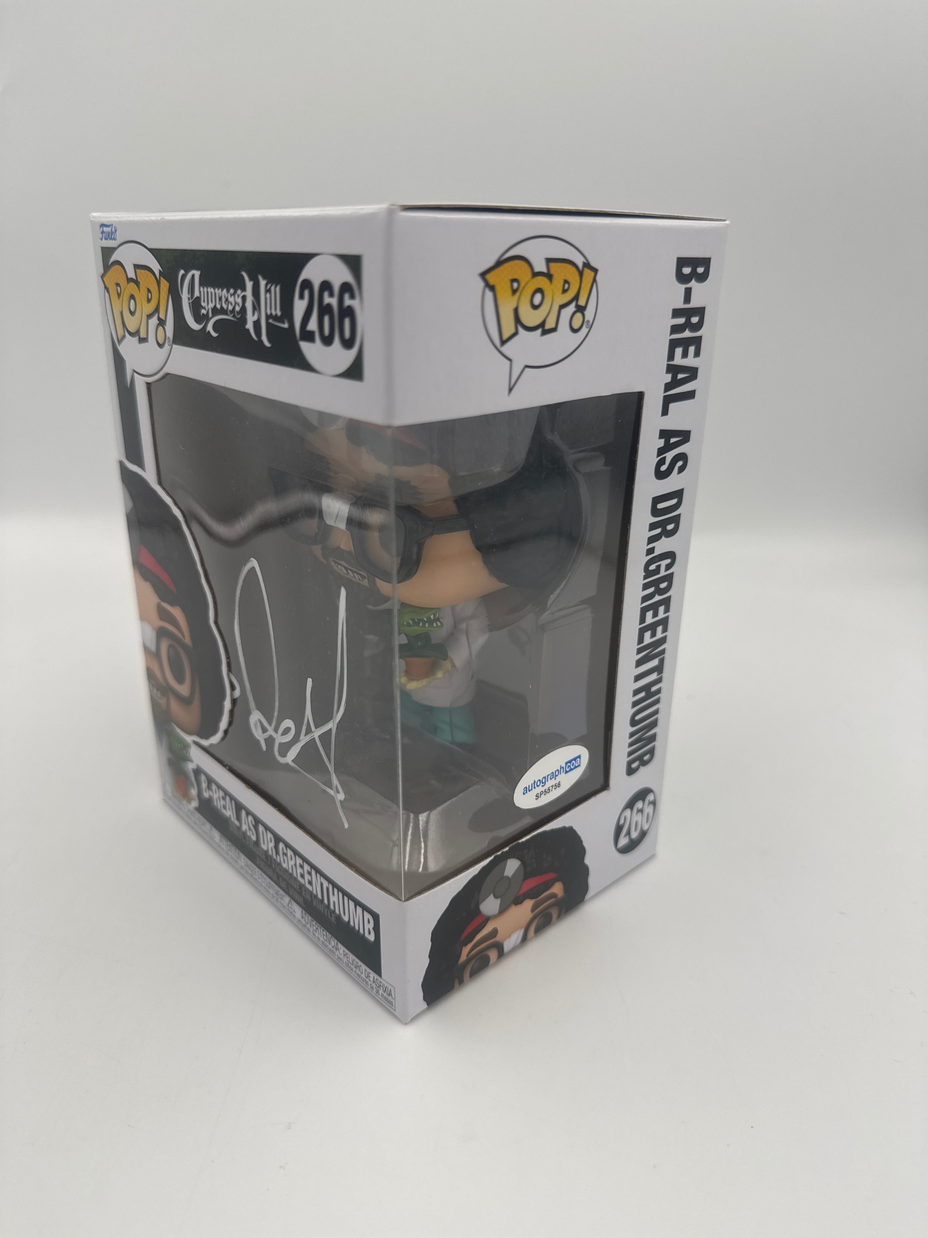 B-Real As Dr.Greenthumb- # 266 - Signed By B-Real - Autographcoa Certified - Funko Pop!