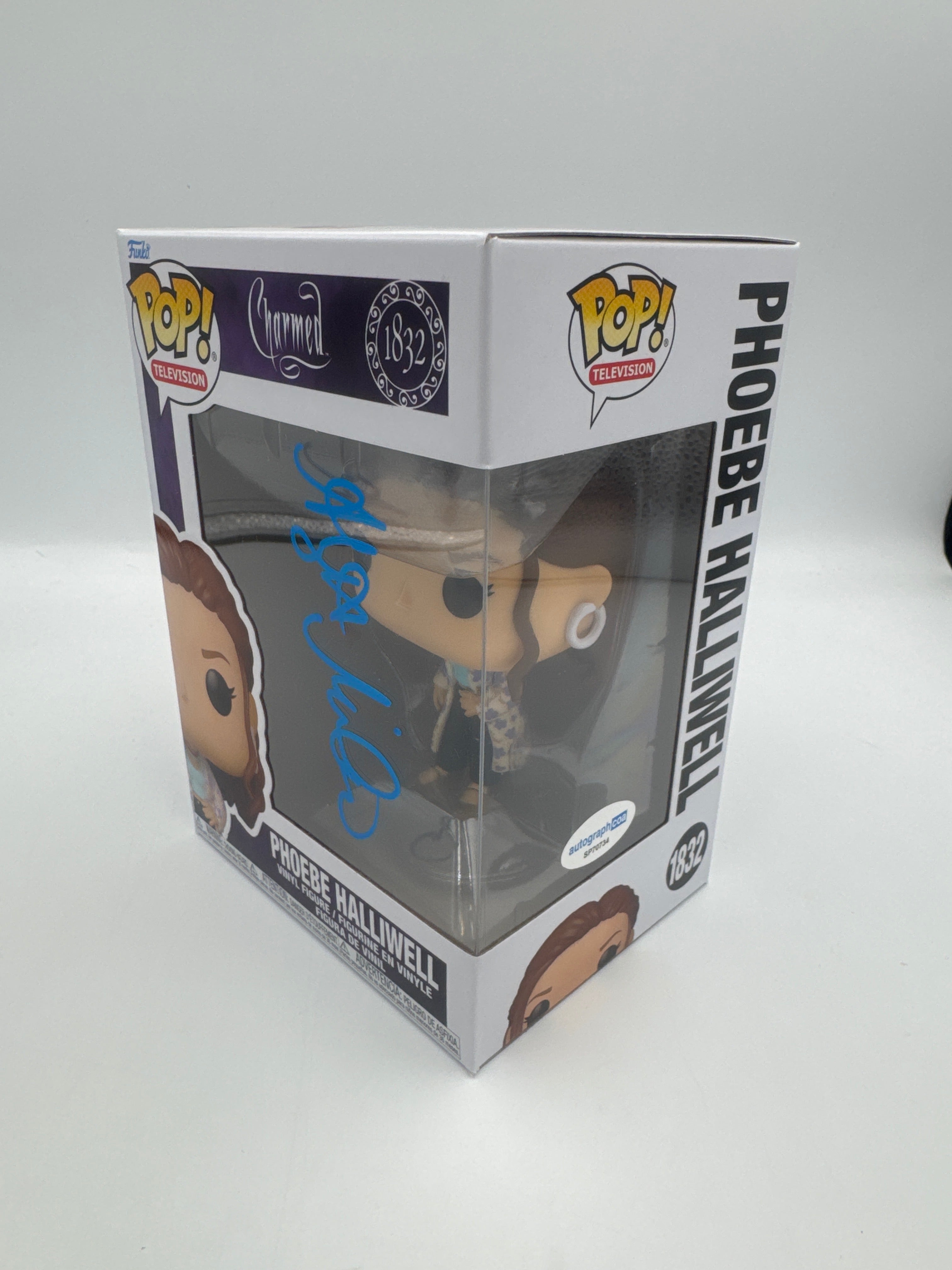 Phoebe Halliwell - #1832 - Funko Pop! - Charmed - Signed By Alyssa Milano -Autographcoa Certified