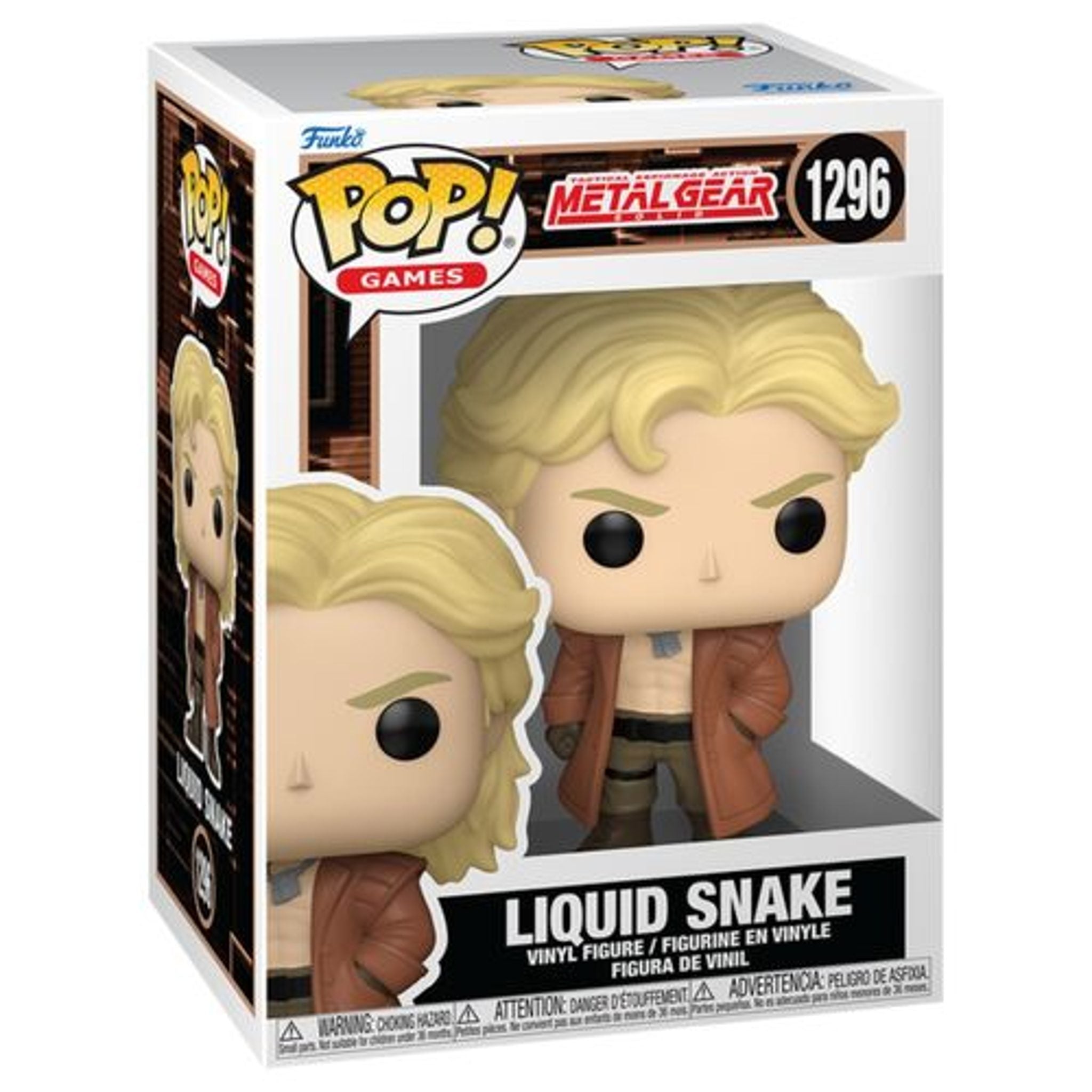 Funko POP Games: Metal Gear Solid 2: Liquid Snake - 1296 - 4.2-in Vinyl Figure