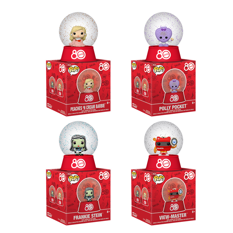 Retro Toys (Mattel 80th) Snow Globes - Funko Pop!