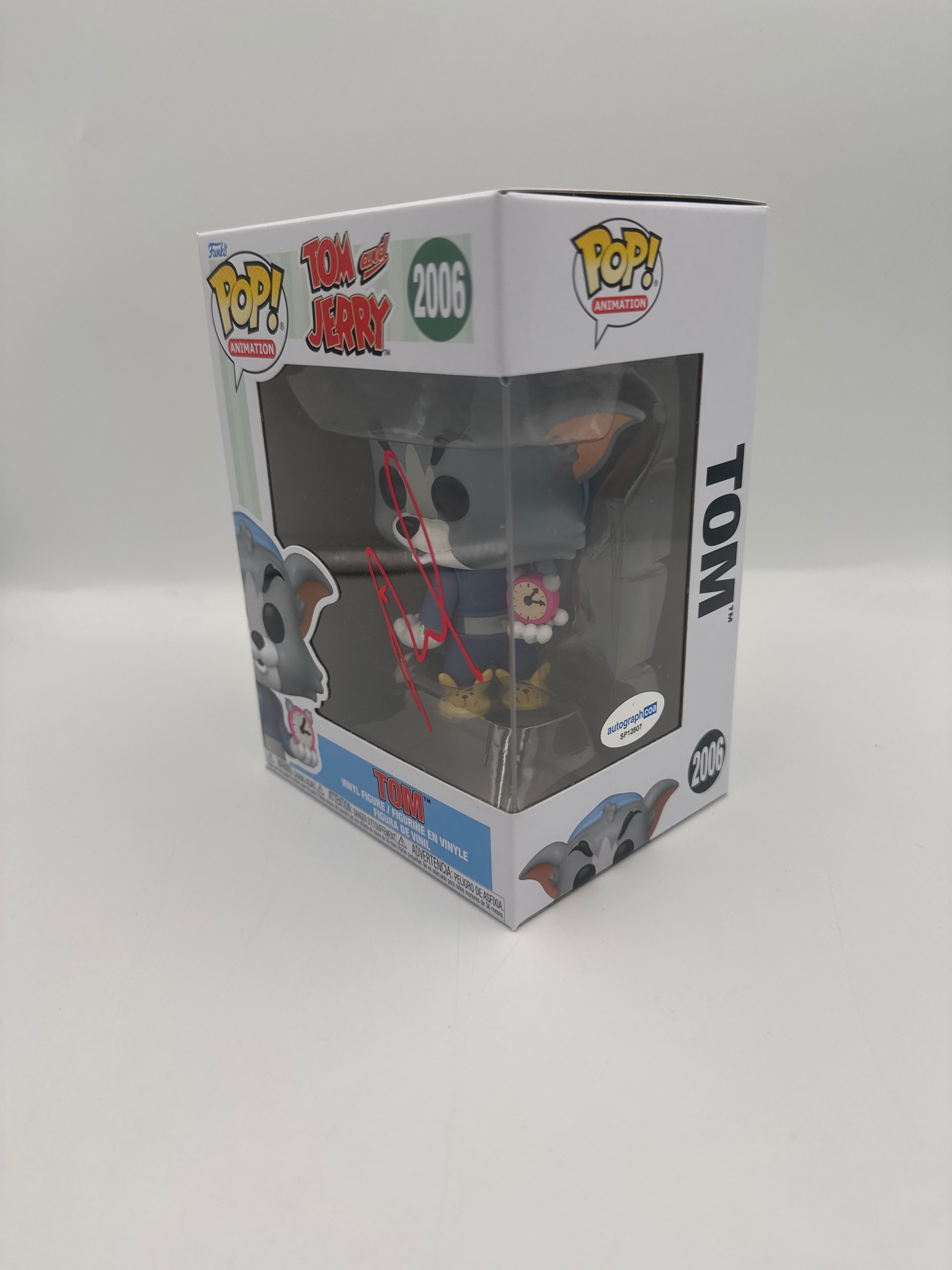 Tom - #2006 - Funko Pop! - Animation - Tom and Jerry - Signed By Richard Kind - Certified By Autographcoa