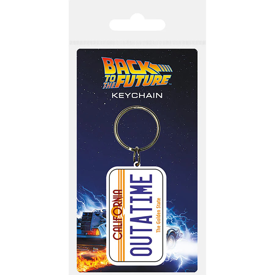 Back To The Future (License Plate) PVC - Keychain