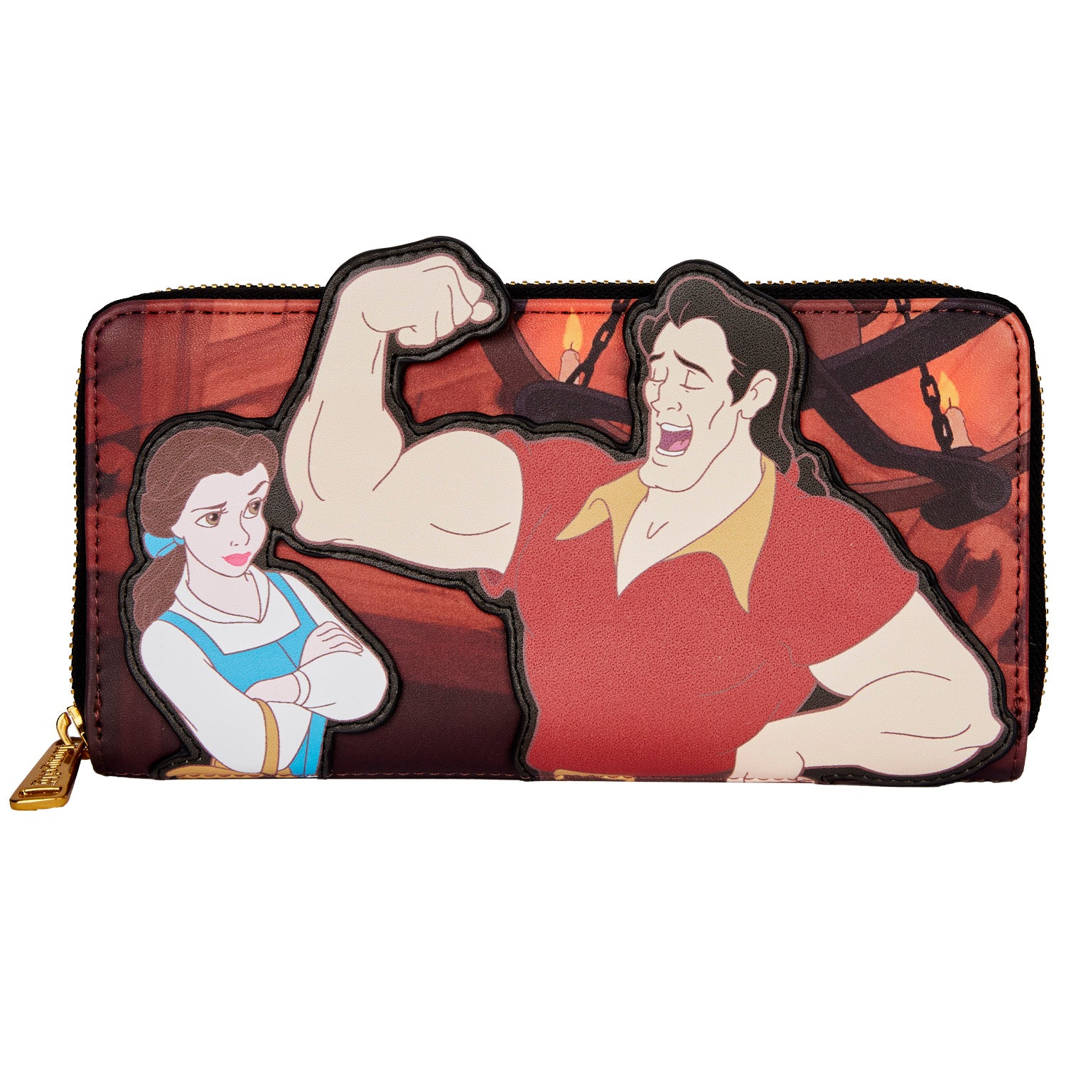 Villains Scene - Gaston Zip Around Wallet - Disney - Loungefly
