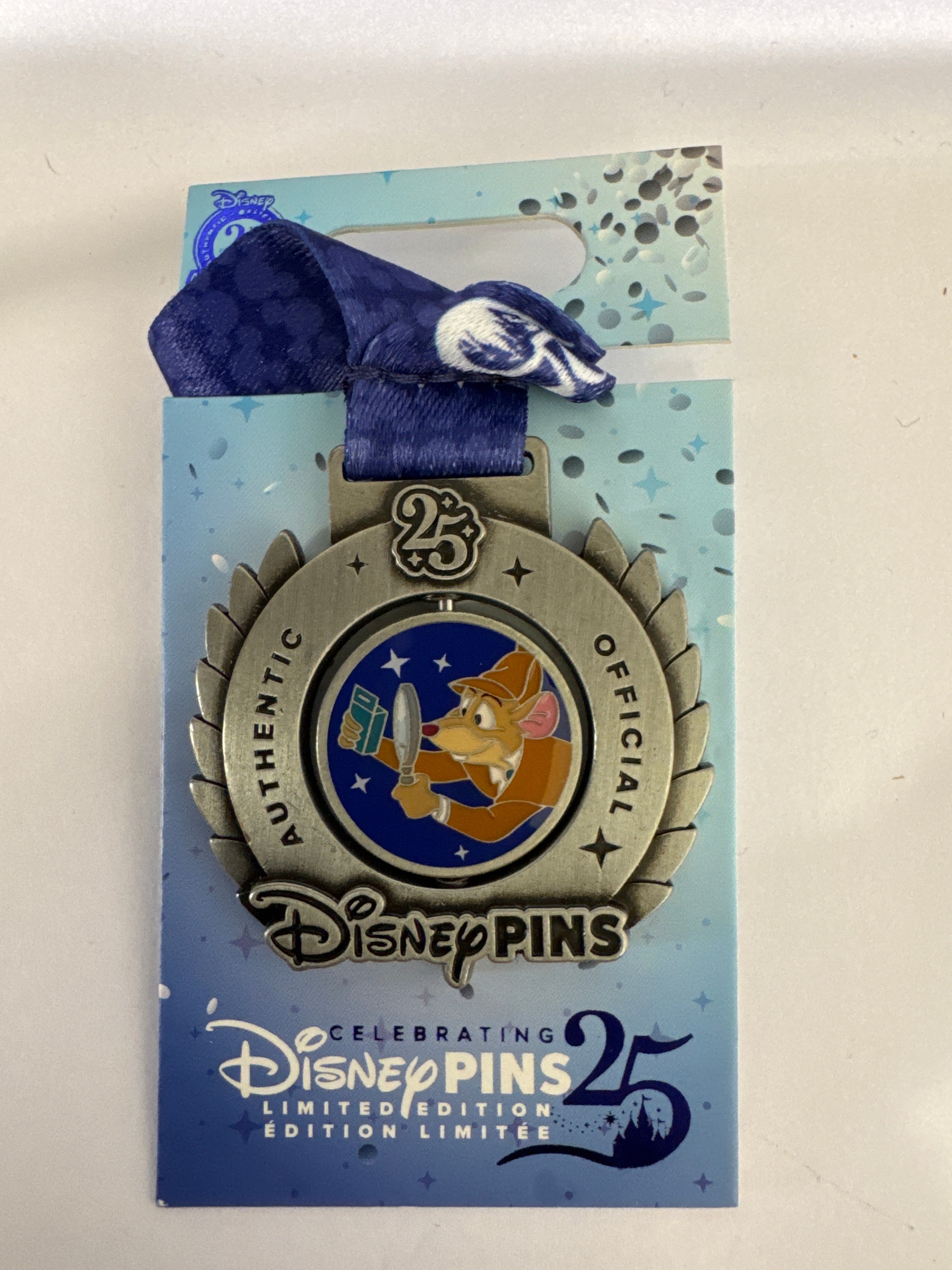 The Great Mouse Detective - Disney Pin - 25 Year Anniversary -  Pin - Disney  Pins