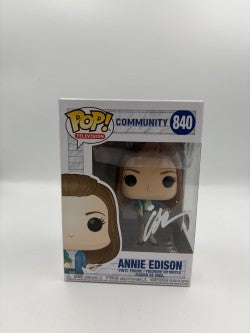 Annie Edison - #840 - Funko Pop! - Television - Community - Signed By Annie Edison - Certified Pop!