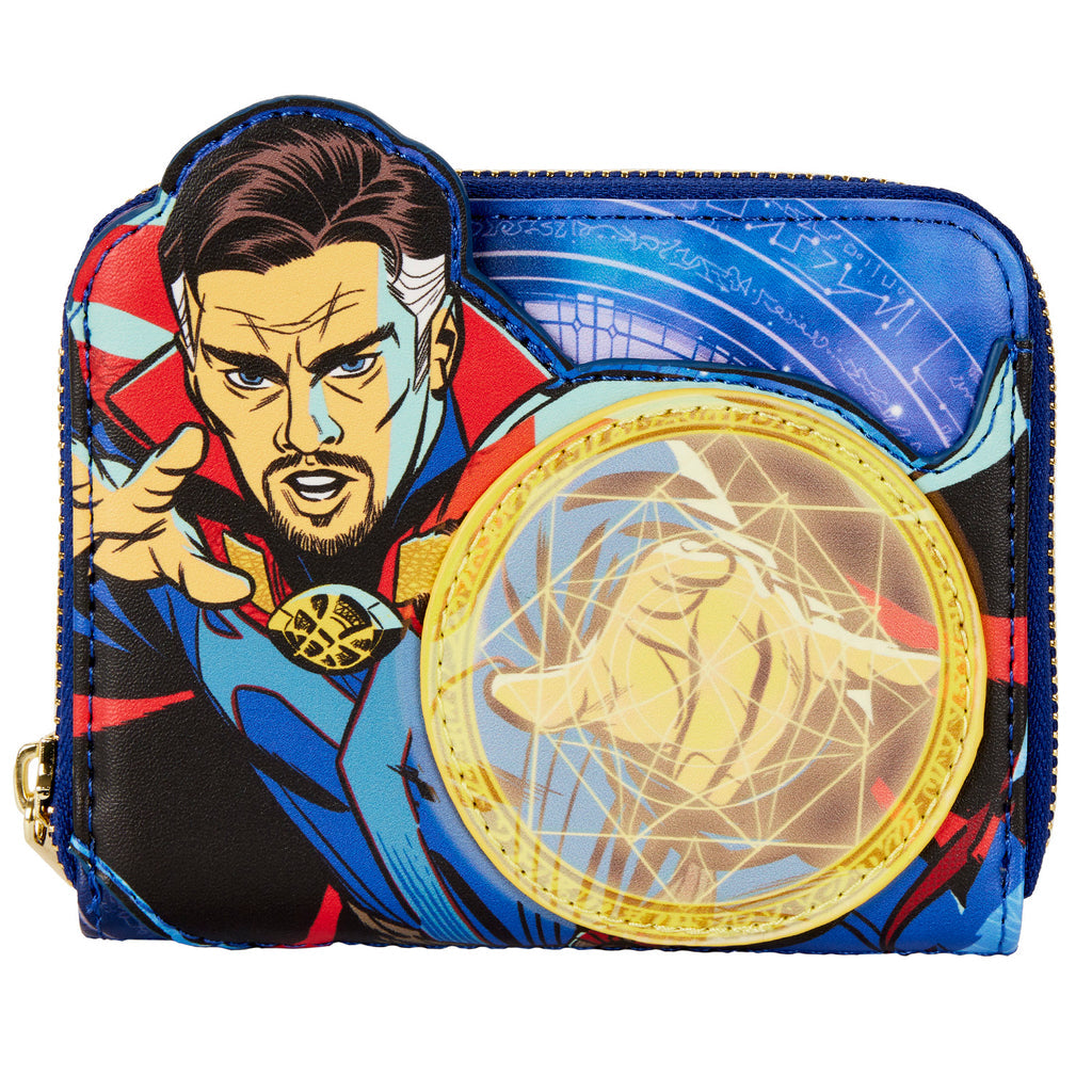 Marvel Doctor Strange Glow in the Dark Zip Around Wallet - Marvel - Loungefly