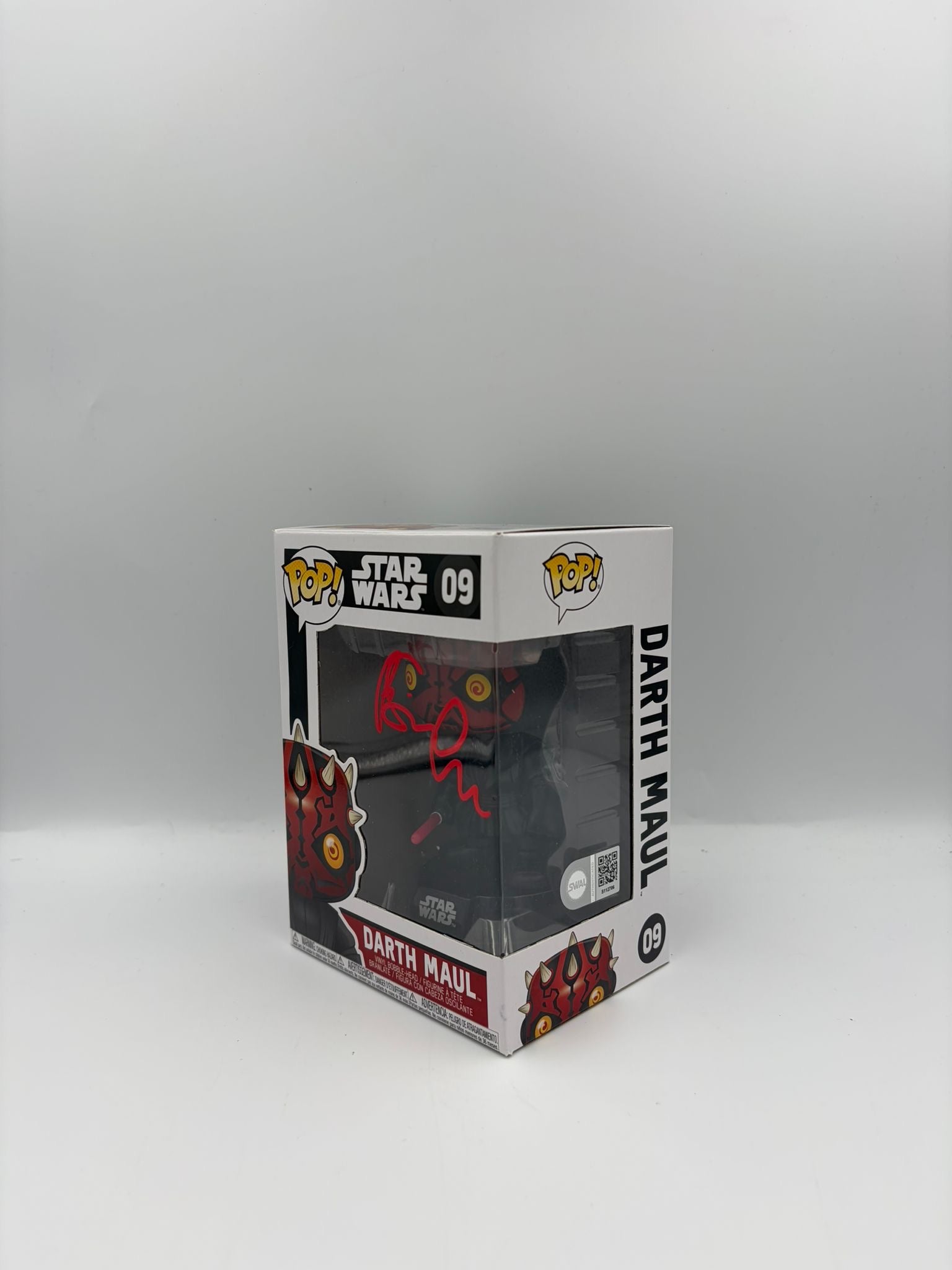 Darth Maul - #09- Star Wars - Signed By Peter Serafinowicz - SWAU Certified Funko Pop!