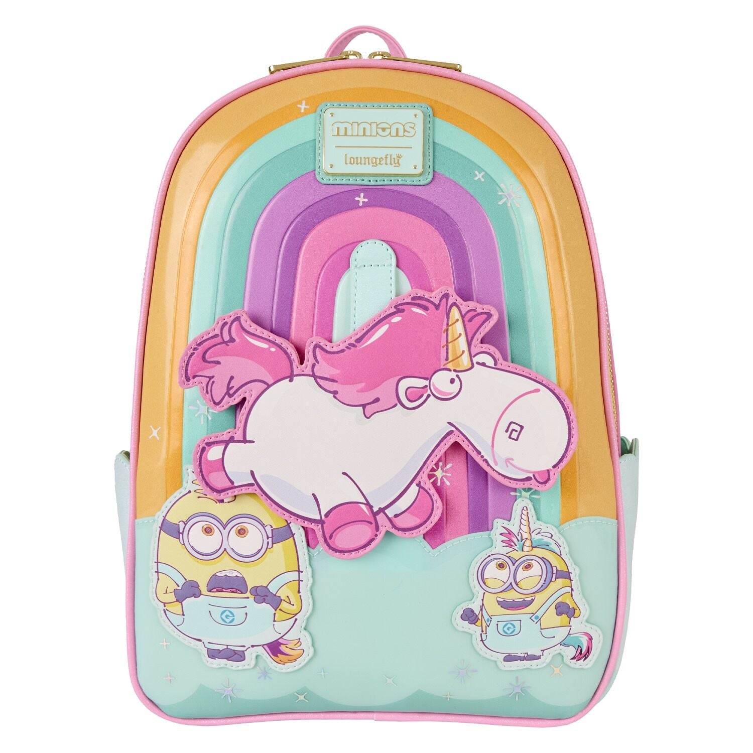 Universal Minions Fluffy Unicorn Mini Backpack - Loungefly