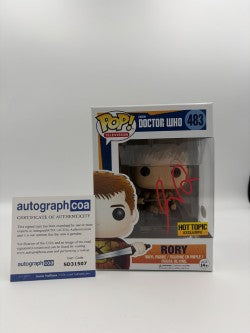 Rory- #483 - Funko Pop! - Television - BBC Dr Who - Hot Topic - Signed by Arthur Darvill - Certified Autographcoa