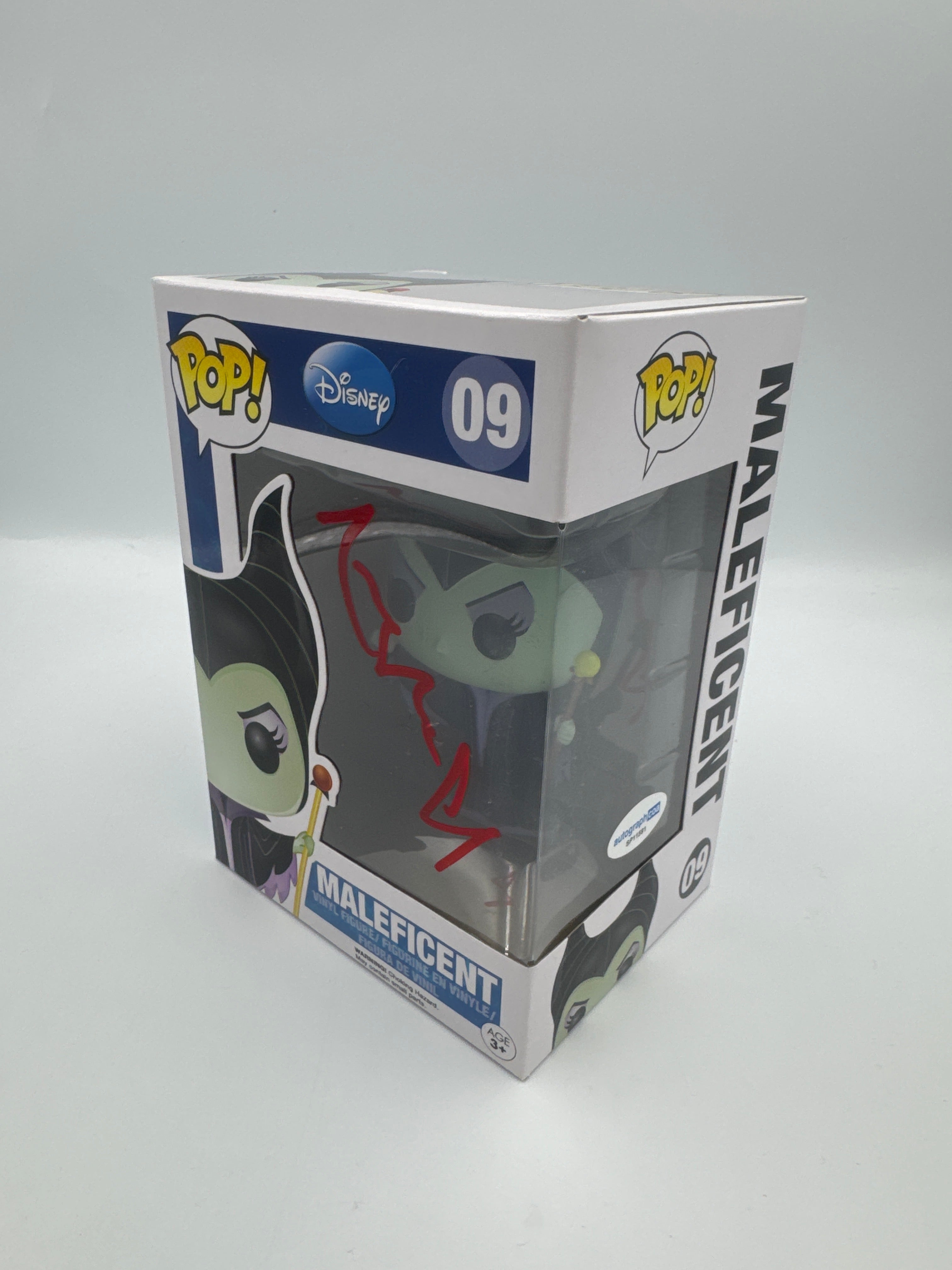 Maleficent - #09 - Funko Pop! - Disney - Maleficent - Signed By Angelina Jolie - Certified by Autographcoa