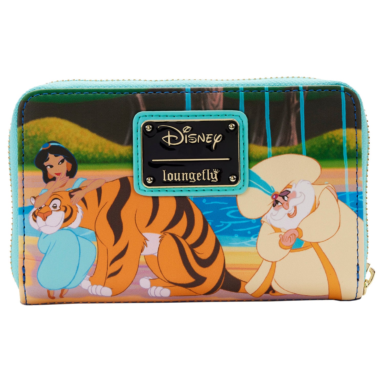 Princess Scenes - Aladdin Jasmine Zip Around Wallet - Disney - Loungefly