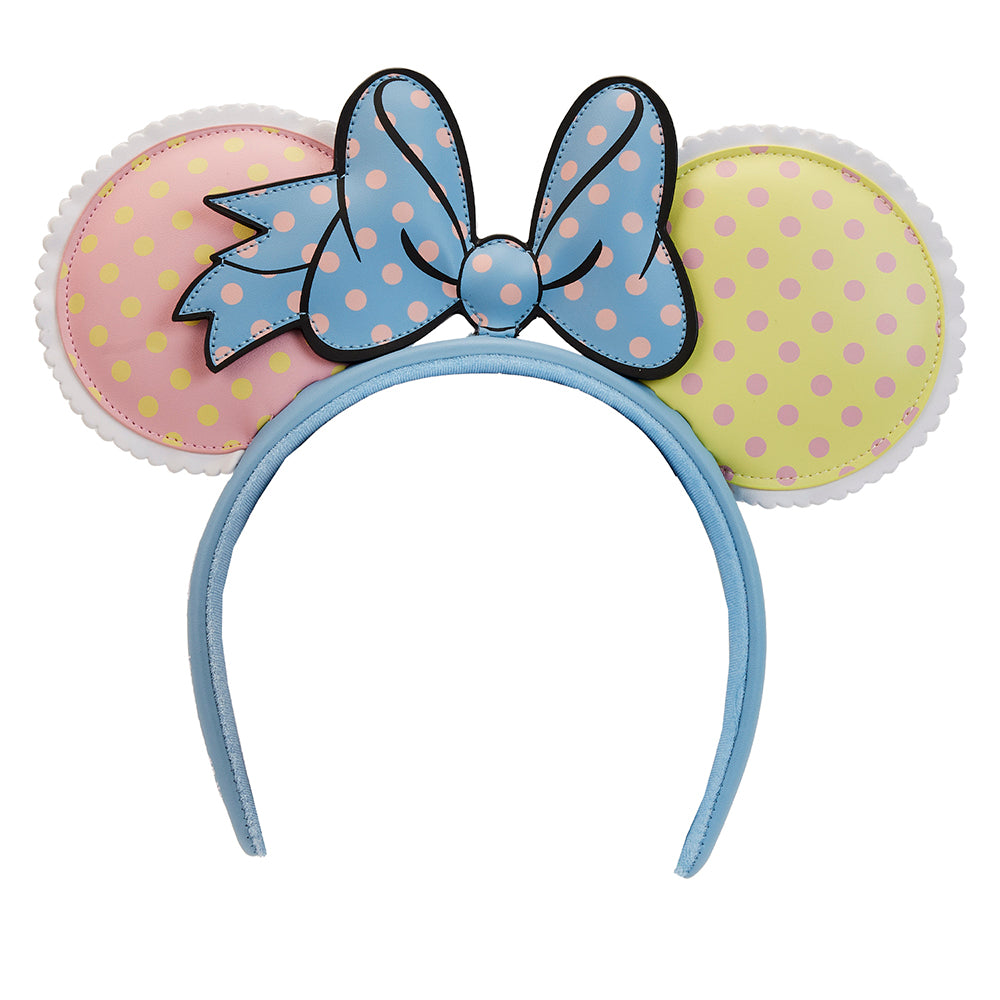 Minnie Mouse Pastel Polka Dot Ear Headband - Disney - Loungefly