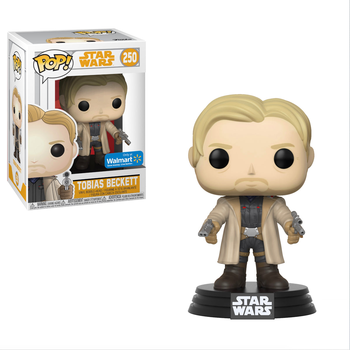 Star Wars Solo Tobias Beckett - #250 - Funko Pop! Walmart Exclusive
