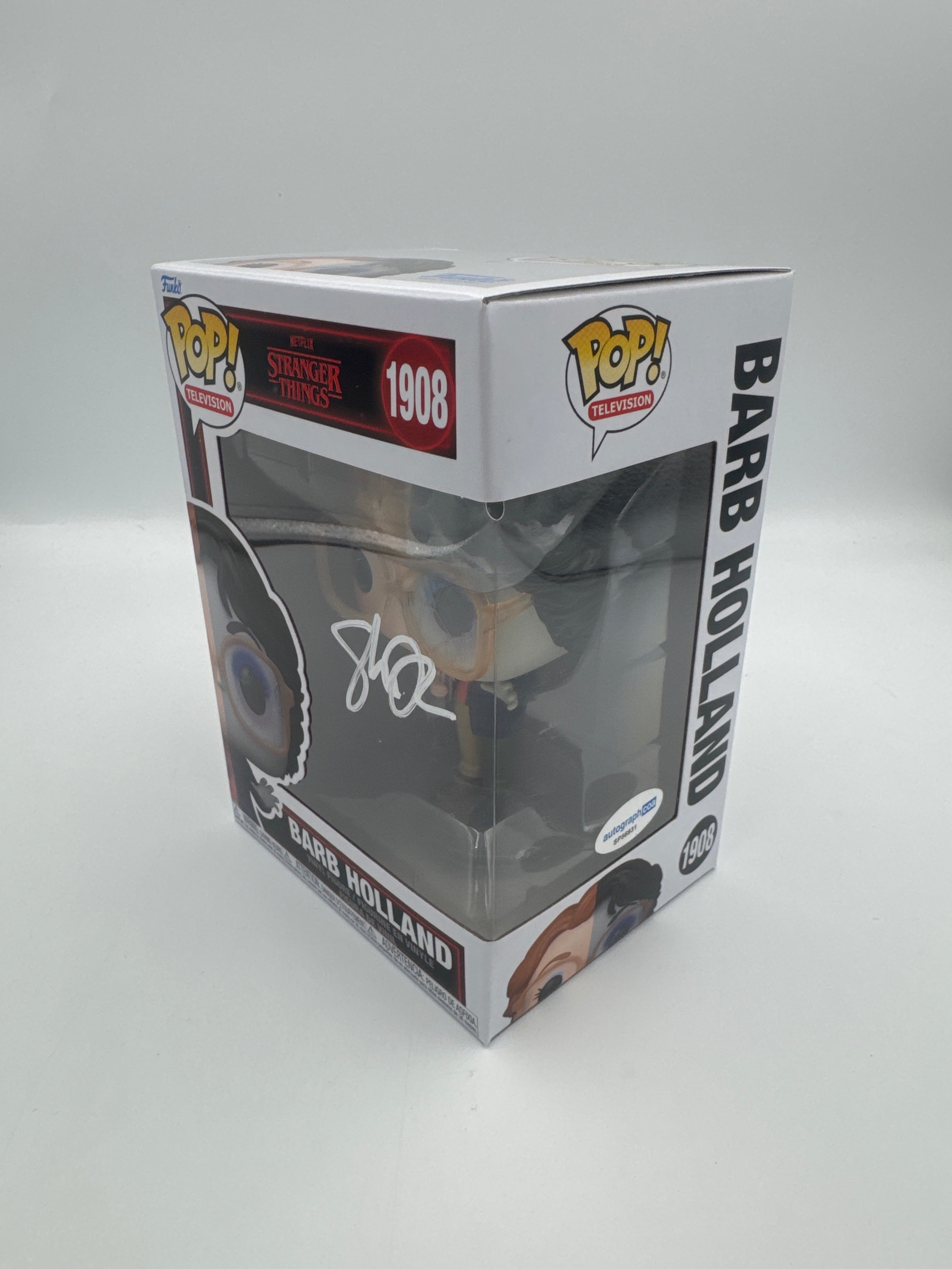 Barb Holland - #1908 - Stranger Things - Funko Pop! - Stranger Things -Signed By Shannon Purser - Autographcoa Certified
