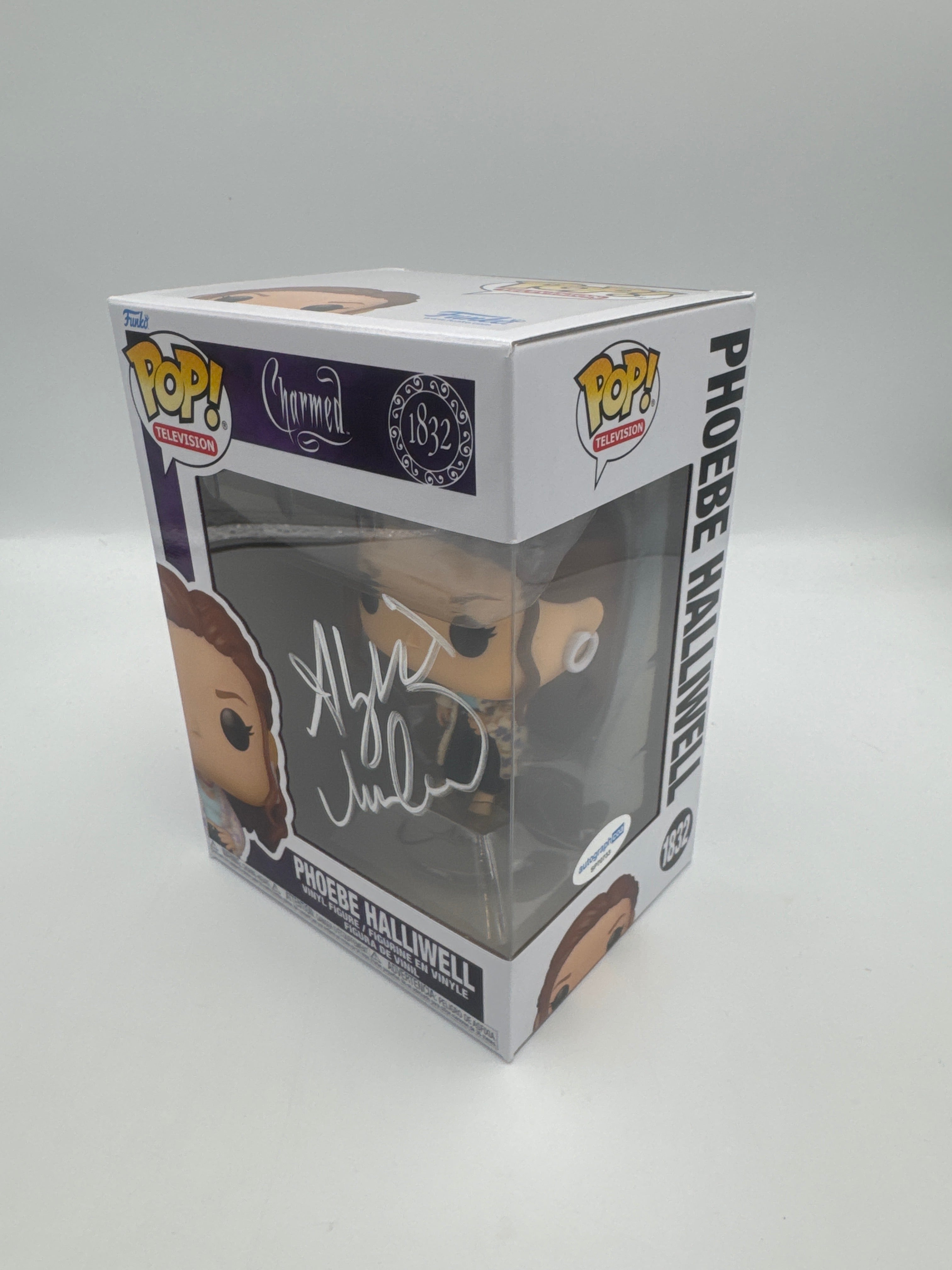 Phoebe Halliwell - #1832 - Funko Pop! - Charmed - Signed By Alyssa Milano -Autographcoa Certified