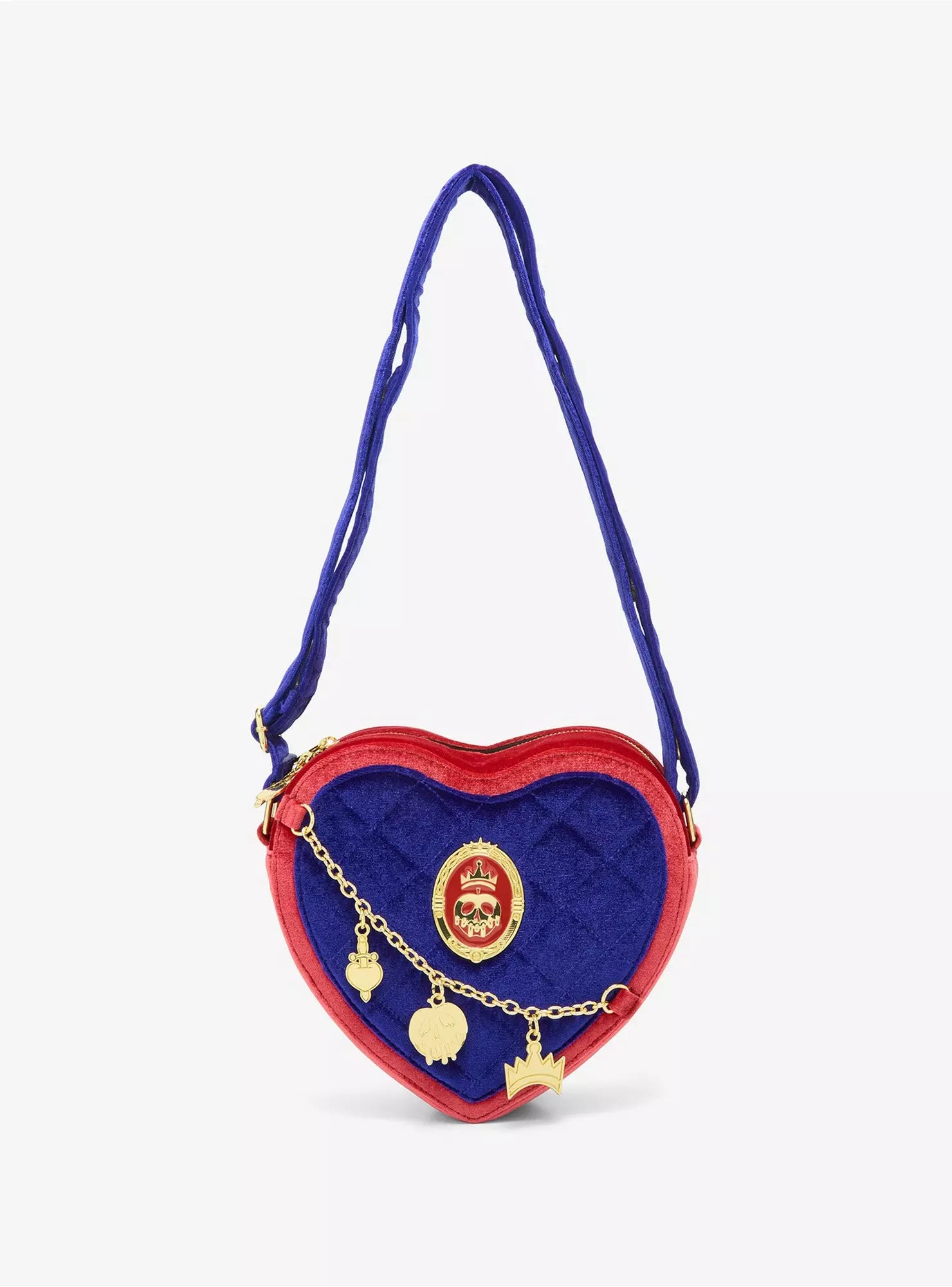 Disney Evil Queen Quilted Heart Crossbody Bag - Loungefly