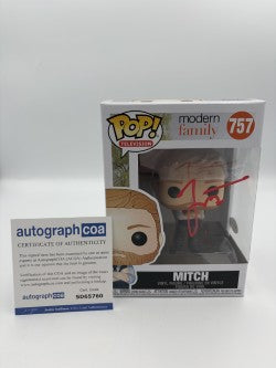 Mitch - #757 - Funko Pop! -Modern Family - Signed by Jesse Tyler Ferguson - Certified By Autographcoa