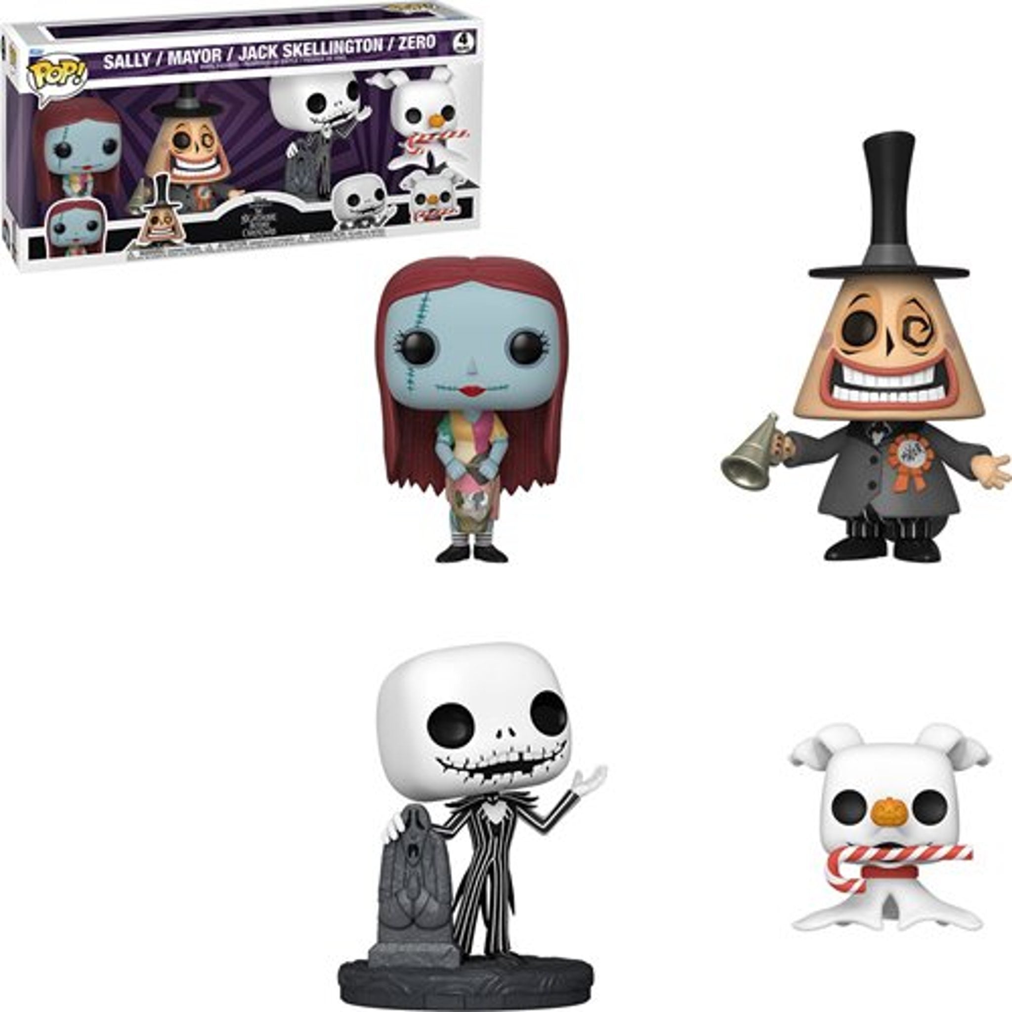The Nightmare Before Christmas 4 Pack - #4pc - Funko POP!