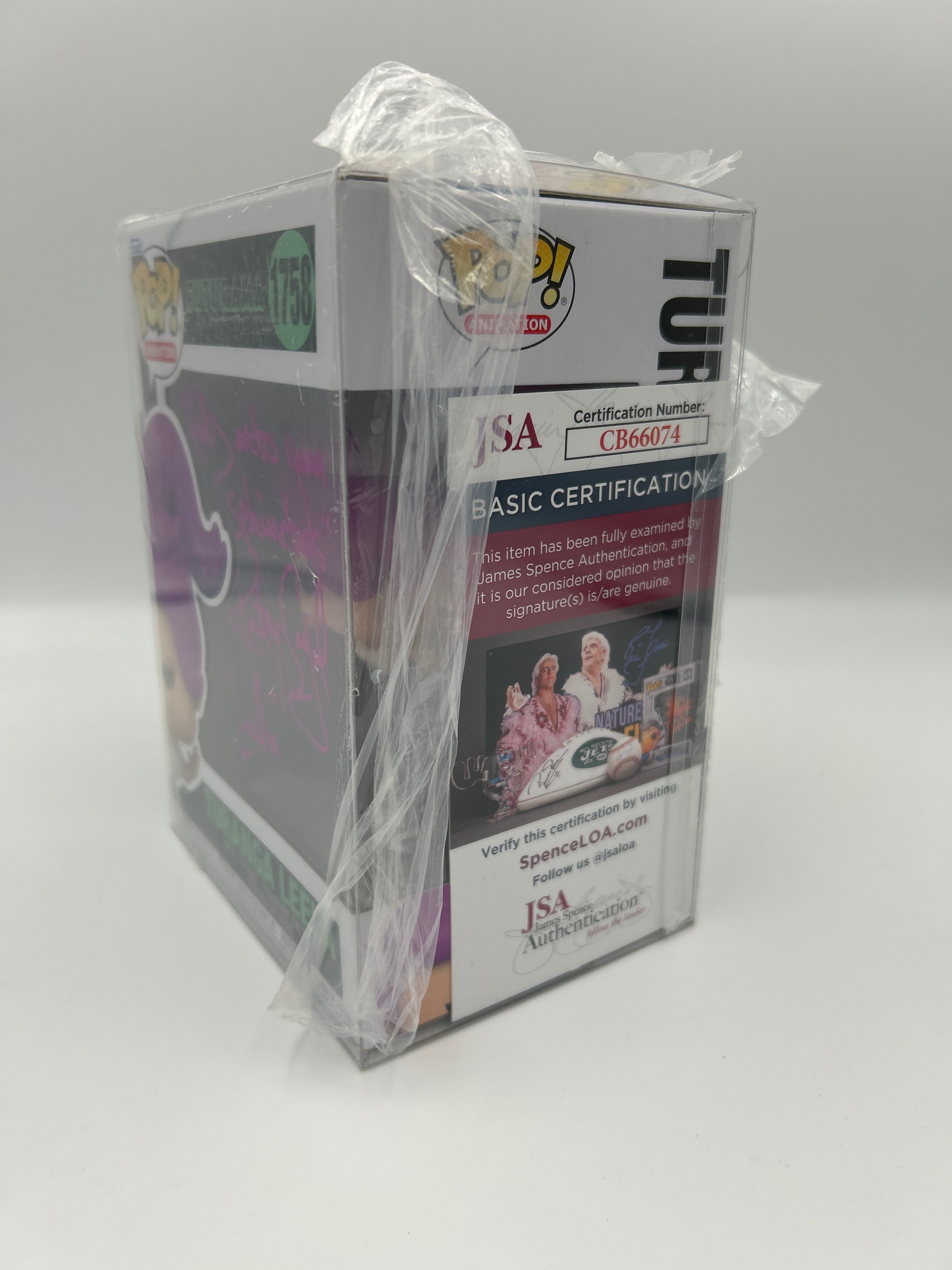 Turanga Leela - #1758 - Funko Pop! - Animation - Futurama - Signed by Katey Sagal - Certified Pop!