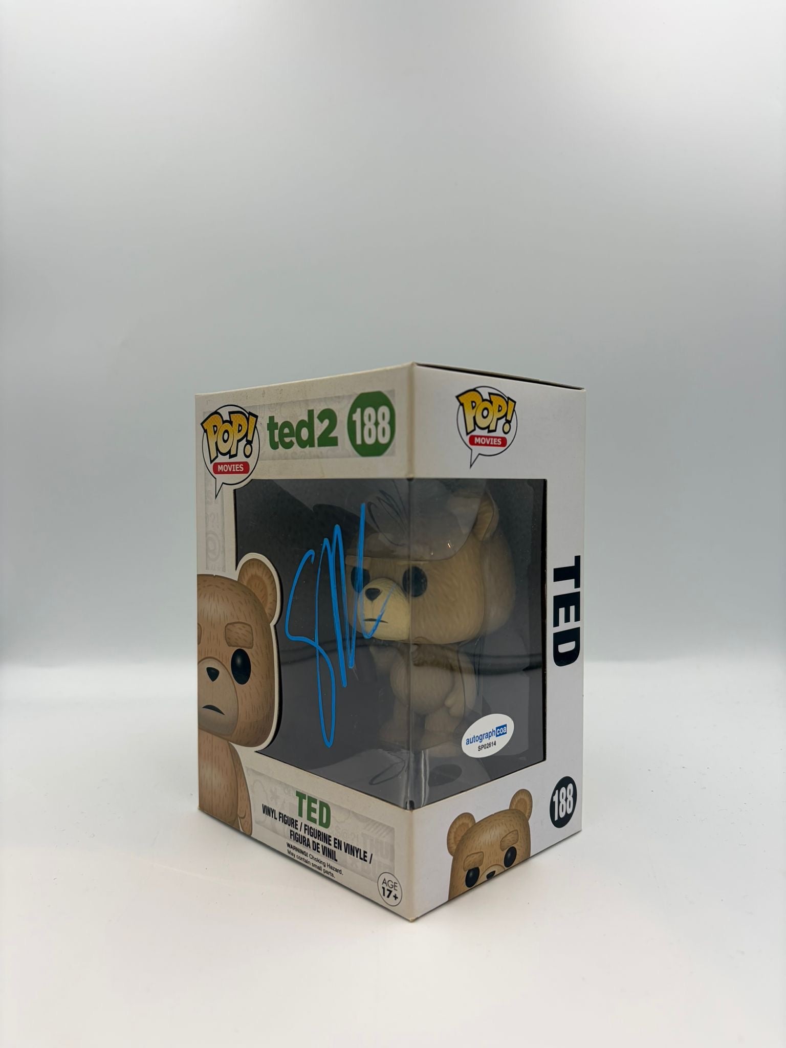 Ted - #188- Funko Pop! - Ted 2 - Signed By Seth MacFarlane