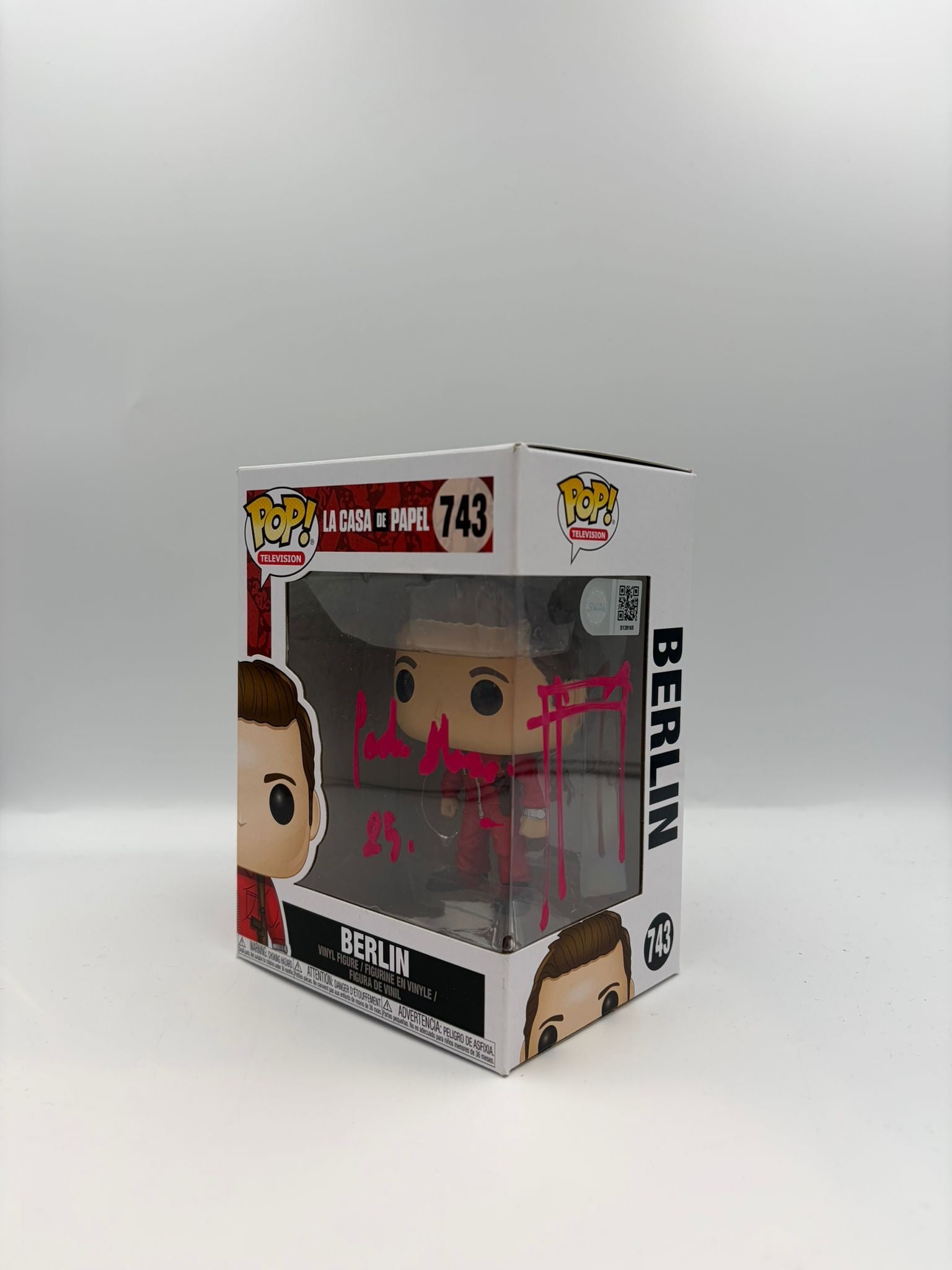 Berlin - #743 - Funko Pop! - Television - La Casa de Papel - Signed By Pedro Alonso - Certified Pop