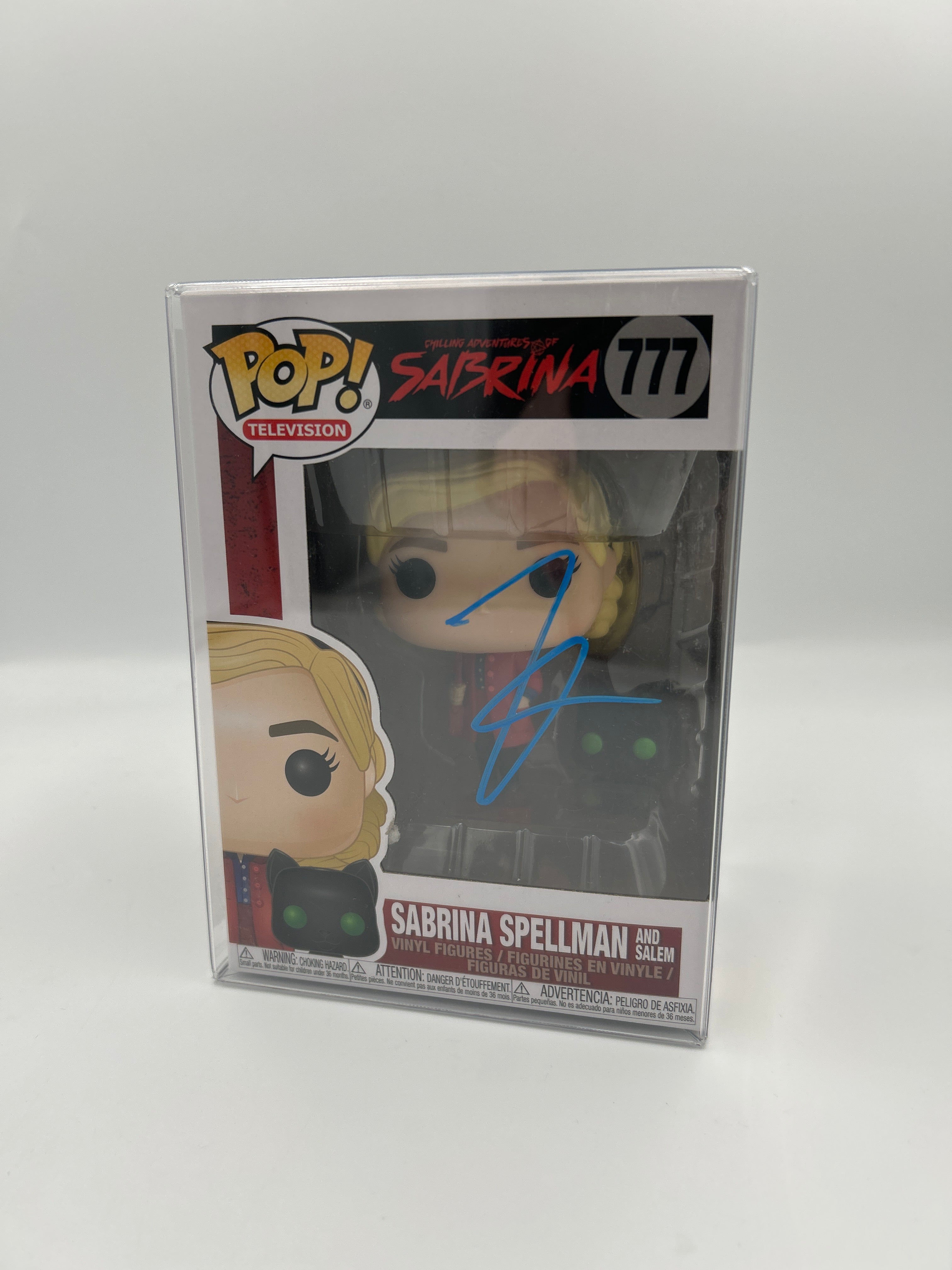Sabrina Spellman And Salem - #777 - Funko Pop! - Television - Signed By Kiernan Shipka