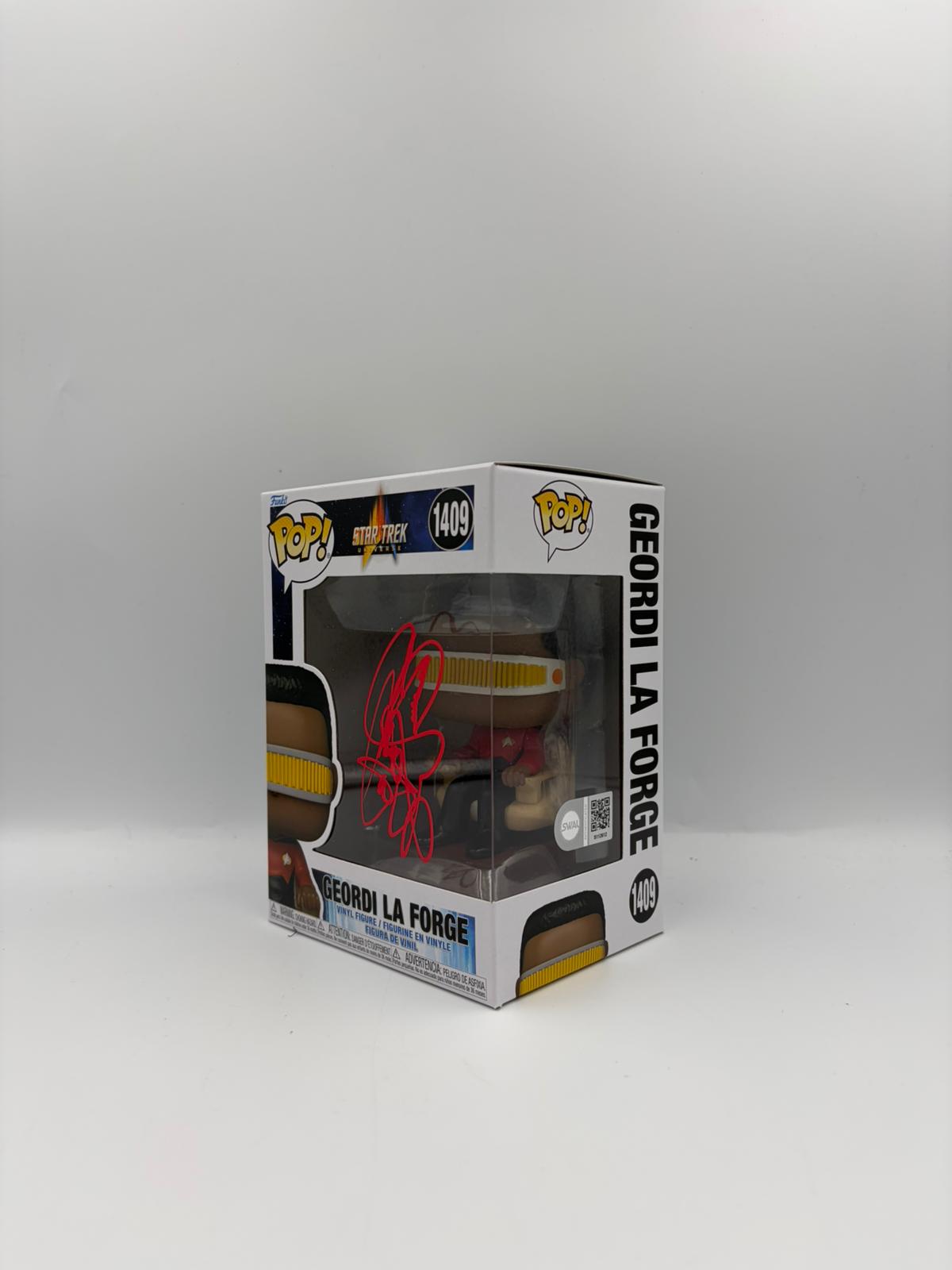 Geordi La Forge - #1409 - Star Trek Universe - Signed By LeVar Burton - SWAU Certified Funko Pop!