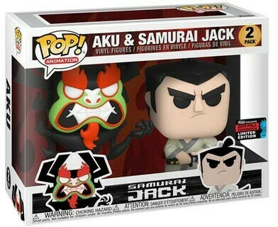 Aku & Samurai Jack - 2 pk - Funko Pop! - Samurai Jack - 2019 Fall Con Limited Edition