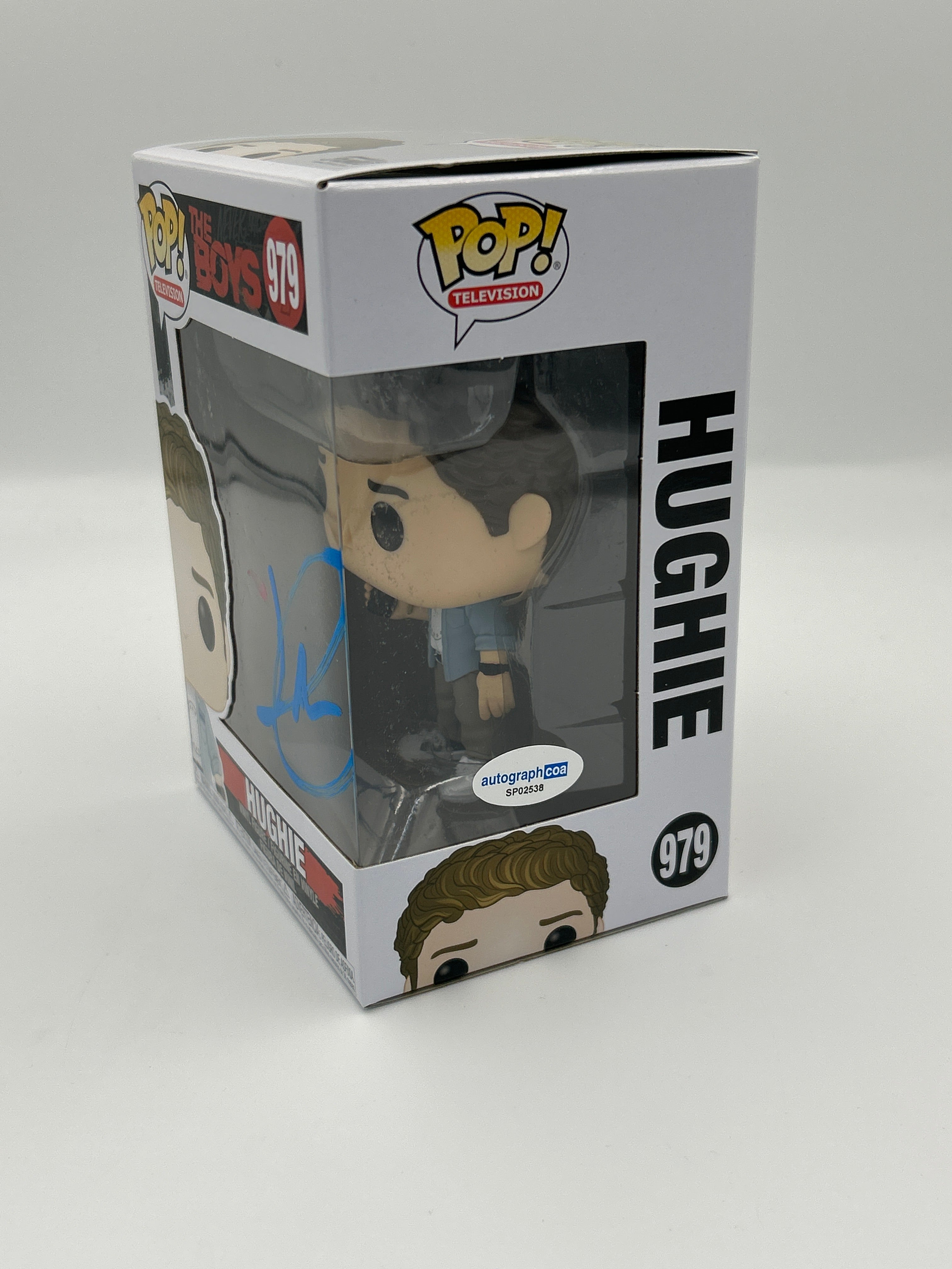 Hughie - #979 - Funko Pop! - The Boys - Signed By Jack Quaid - Certified Pop