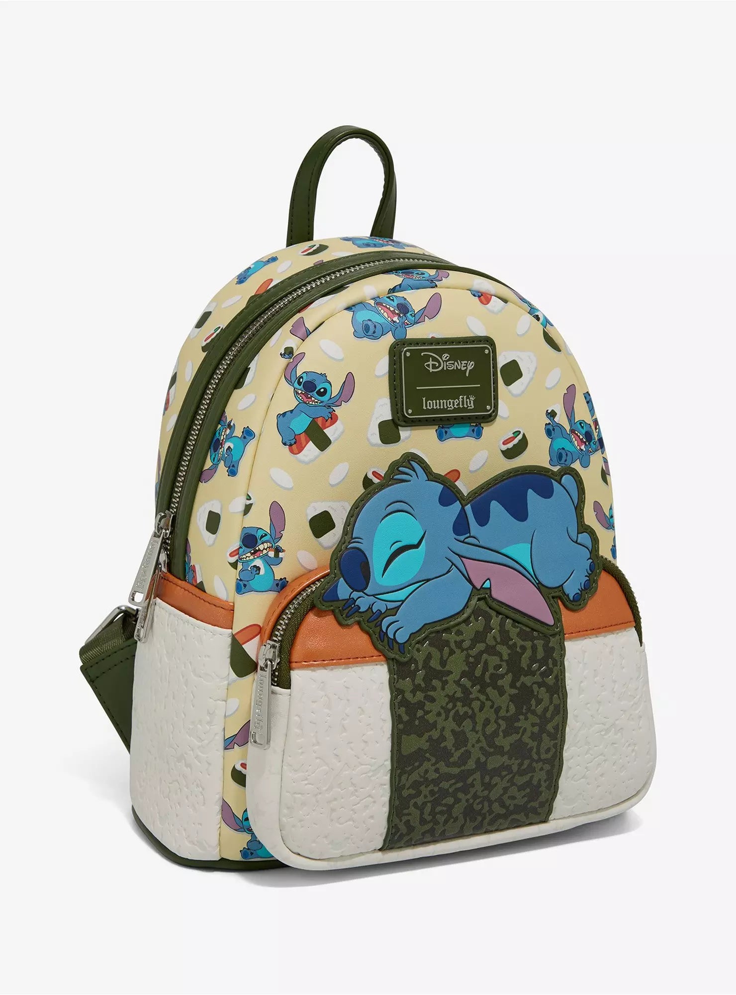 Disney Lilo & Stitch On Spam Musubi Mini Backpack - Loungefly