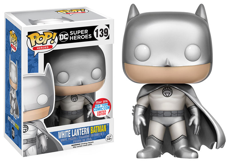 White Lantern: Batman - #139 - Funko Pop! - DC Super Heroes - New York Comic Con Limited Edition