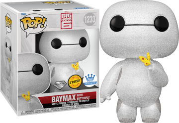 Baymax with Butterfly - #1233 - Funko Pop! - Big Hero 6 - Diamond Collection - Funko Exclusive - Limited Chase Edition