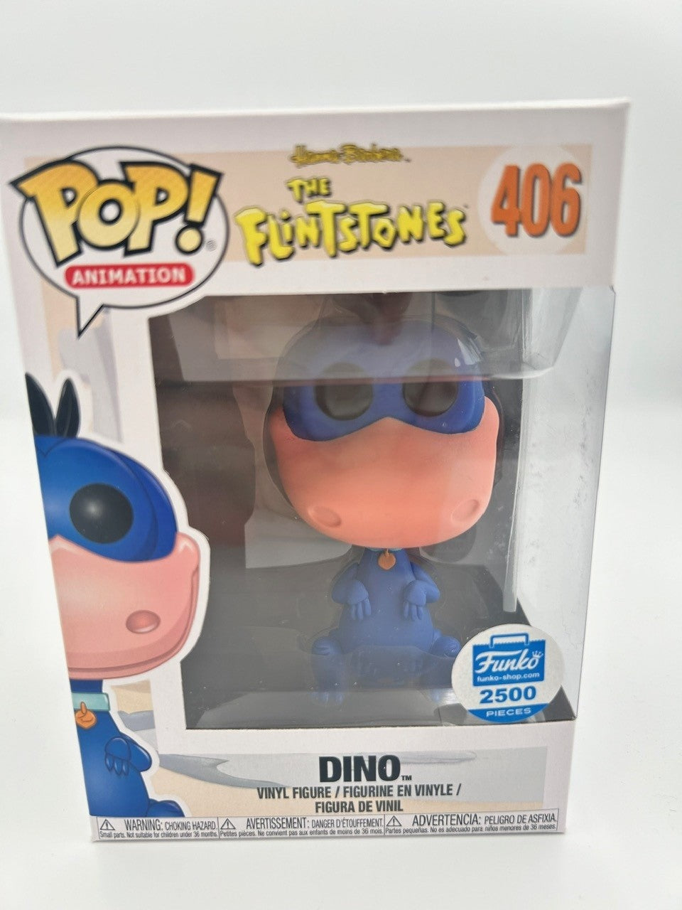 Dino (Blue) - #406 - Funko Pop! - Animation - The Flintstones - Funko Exclusive