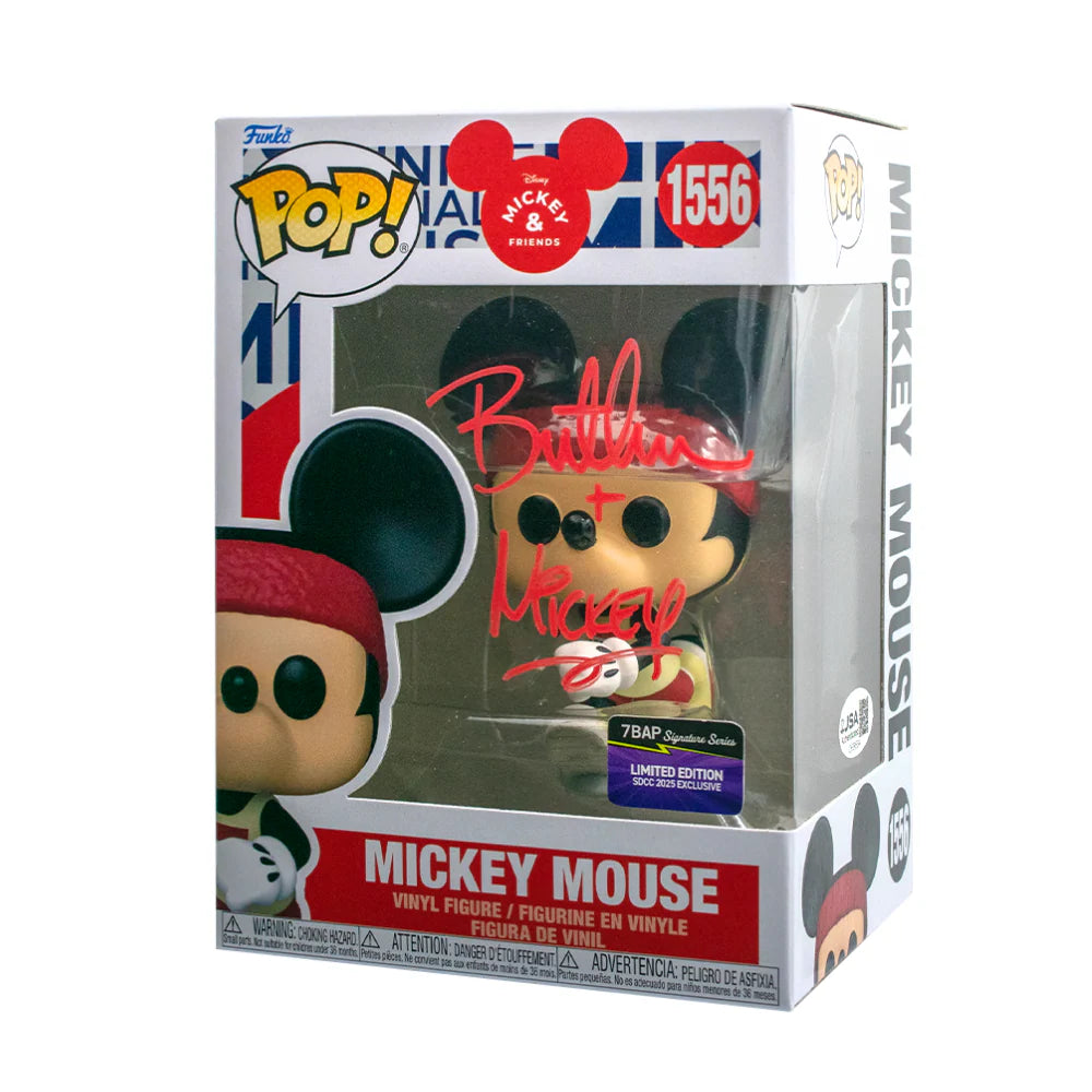 Mickey Mouse Marathon - #1556 - ~Mickey & Friends - Signed By Bret Iwan - 7BAP Certified Funko Pop!