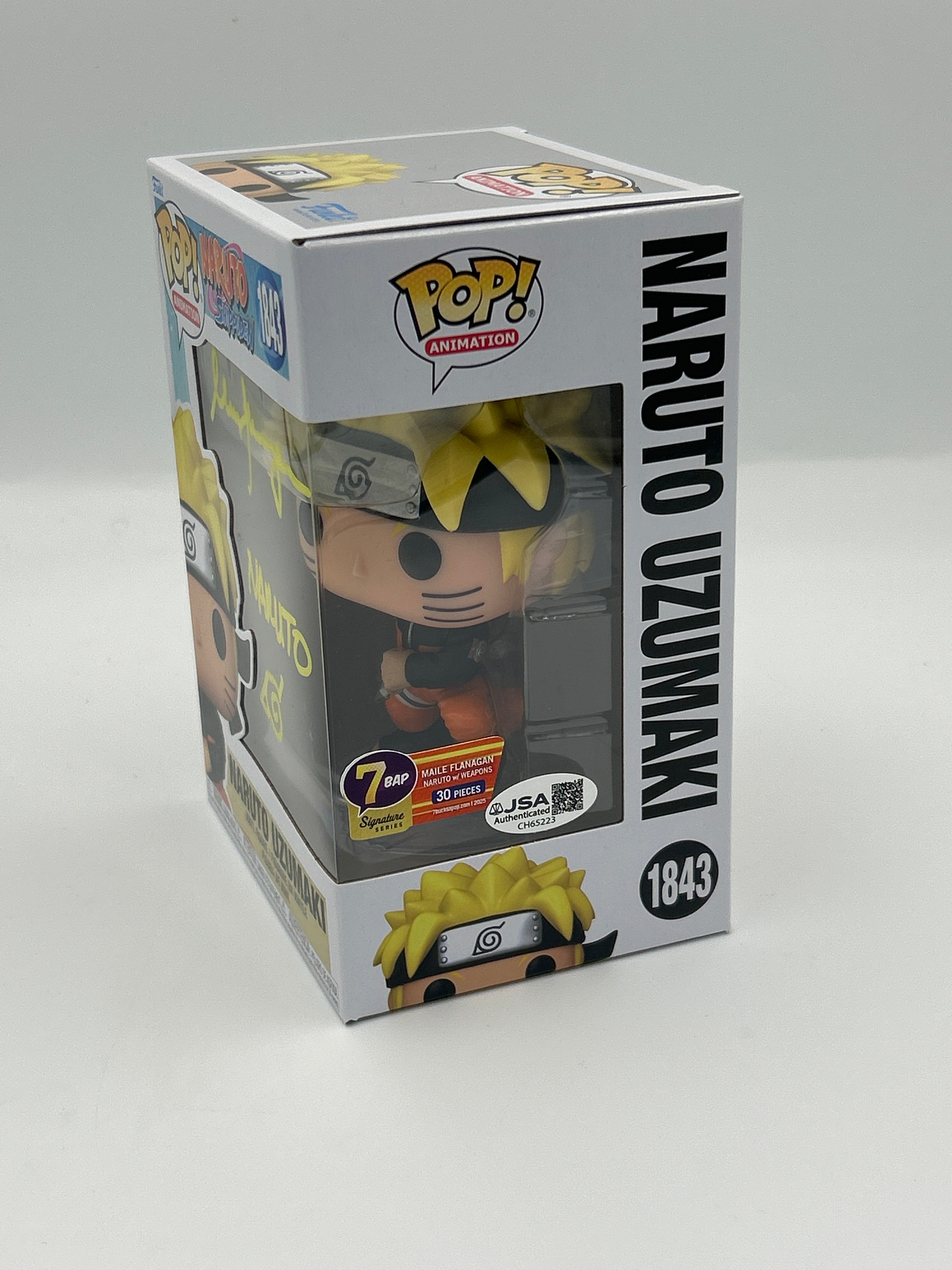 Naruto - #1843 - Funko Pop! - 7BAP Signature Series - Signed by Maile Flanagan -30 PCS