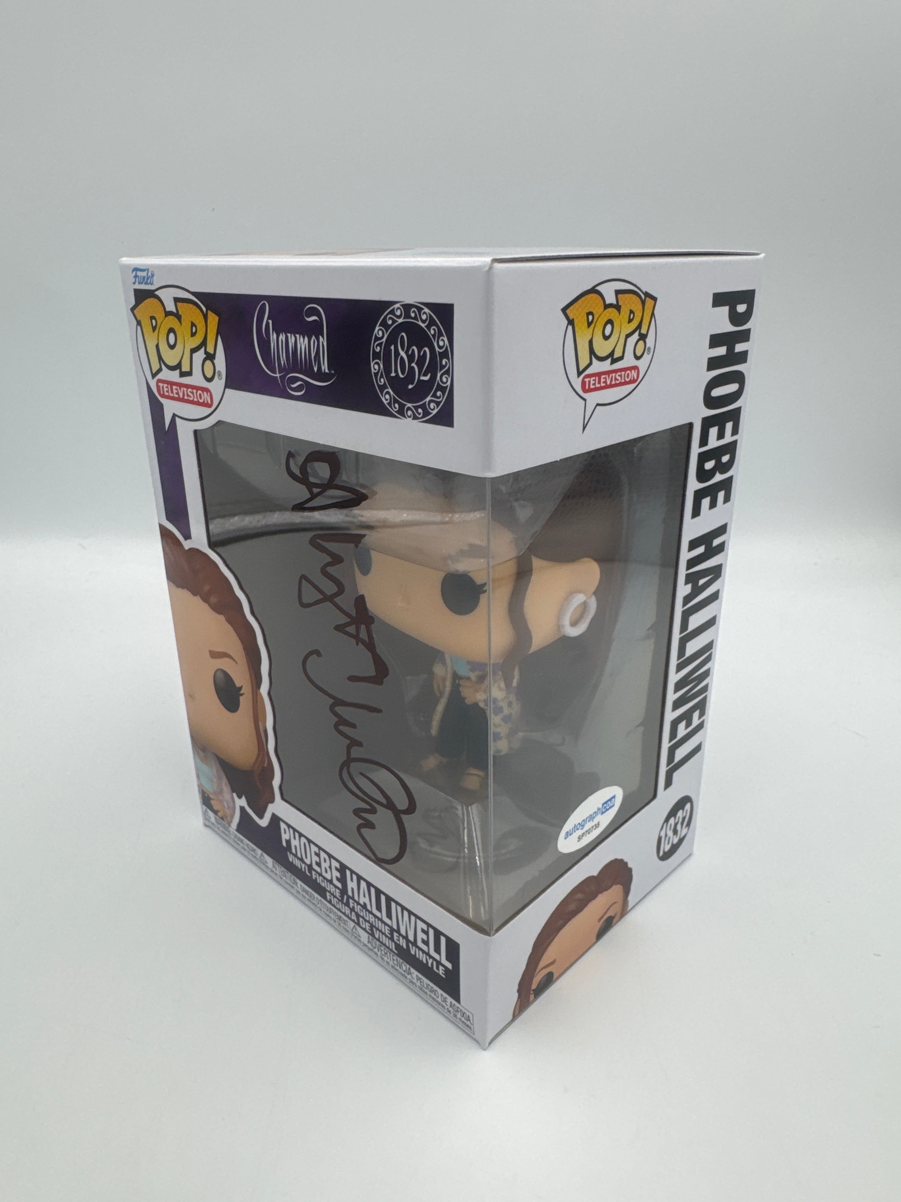 Phoebe Halliwell - #1832 - Funko Pop! - Charmed - Signed By Alyssa Milano -Autographcoa Certified
