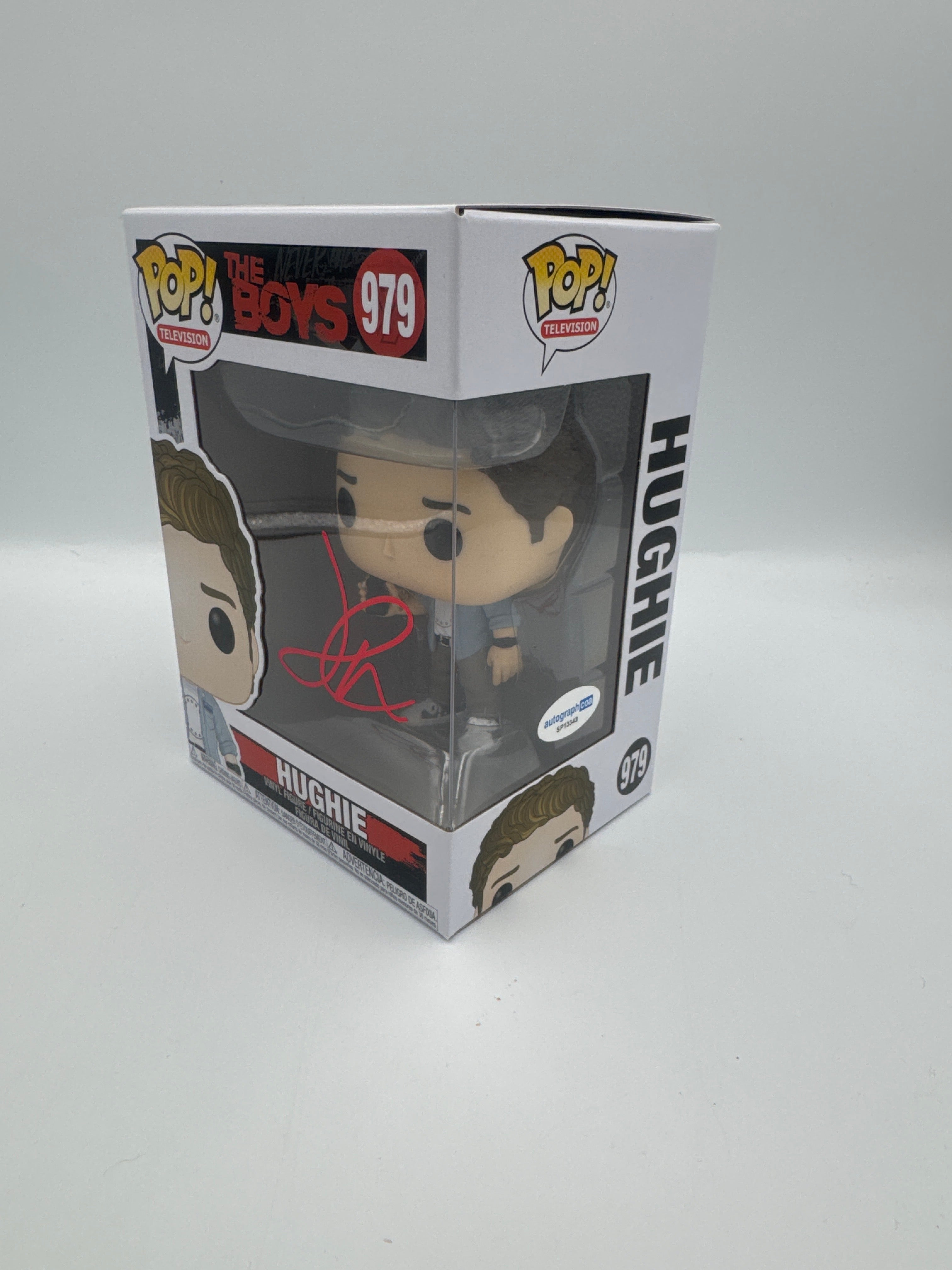 Hughie - #979 - Funko Pop! - The Boys - Signed By Jack Quaid - Certified Pop