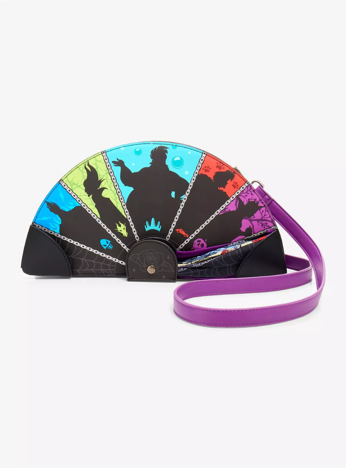 Disney Villains Fan Figural Crossbody Bag - Cmpop Exclusive - Loungefly
