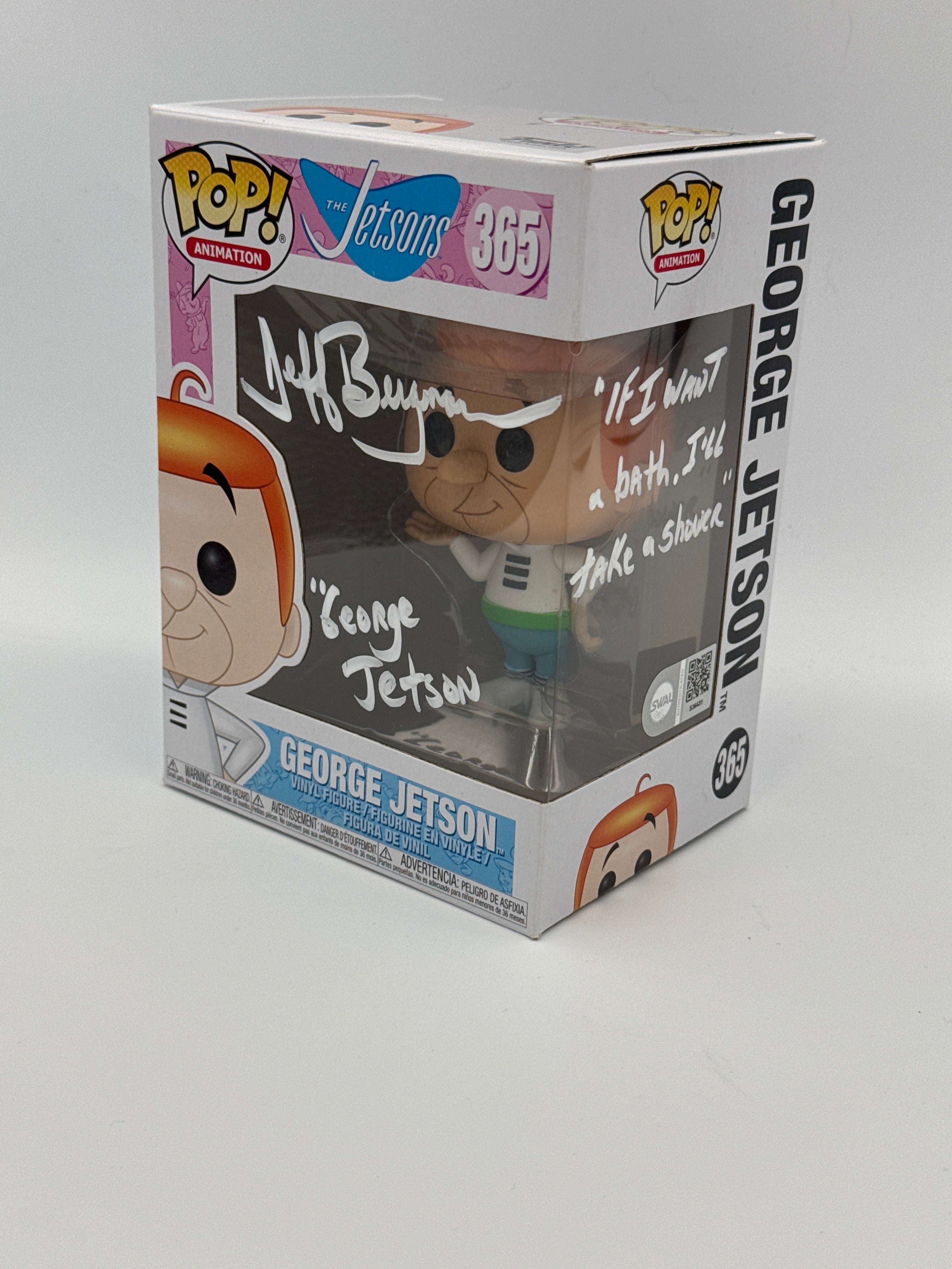 George Jetson - #365 - Funko Pop! - The Jetsons - Animation - Signed by Jeff Bergman