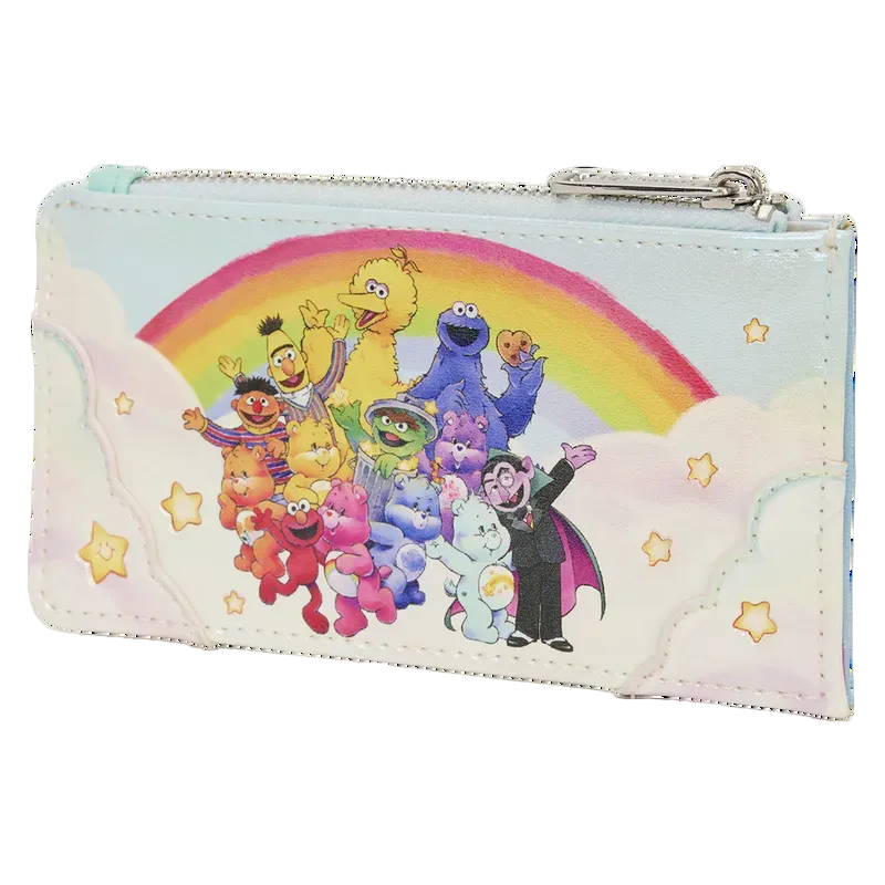 Care Bears x Sesame Street Large Card Holder - Loungefly