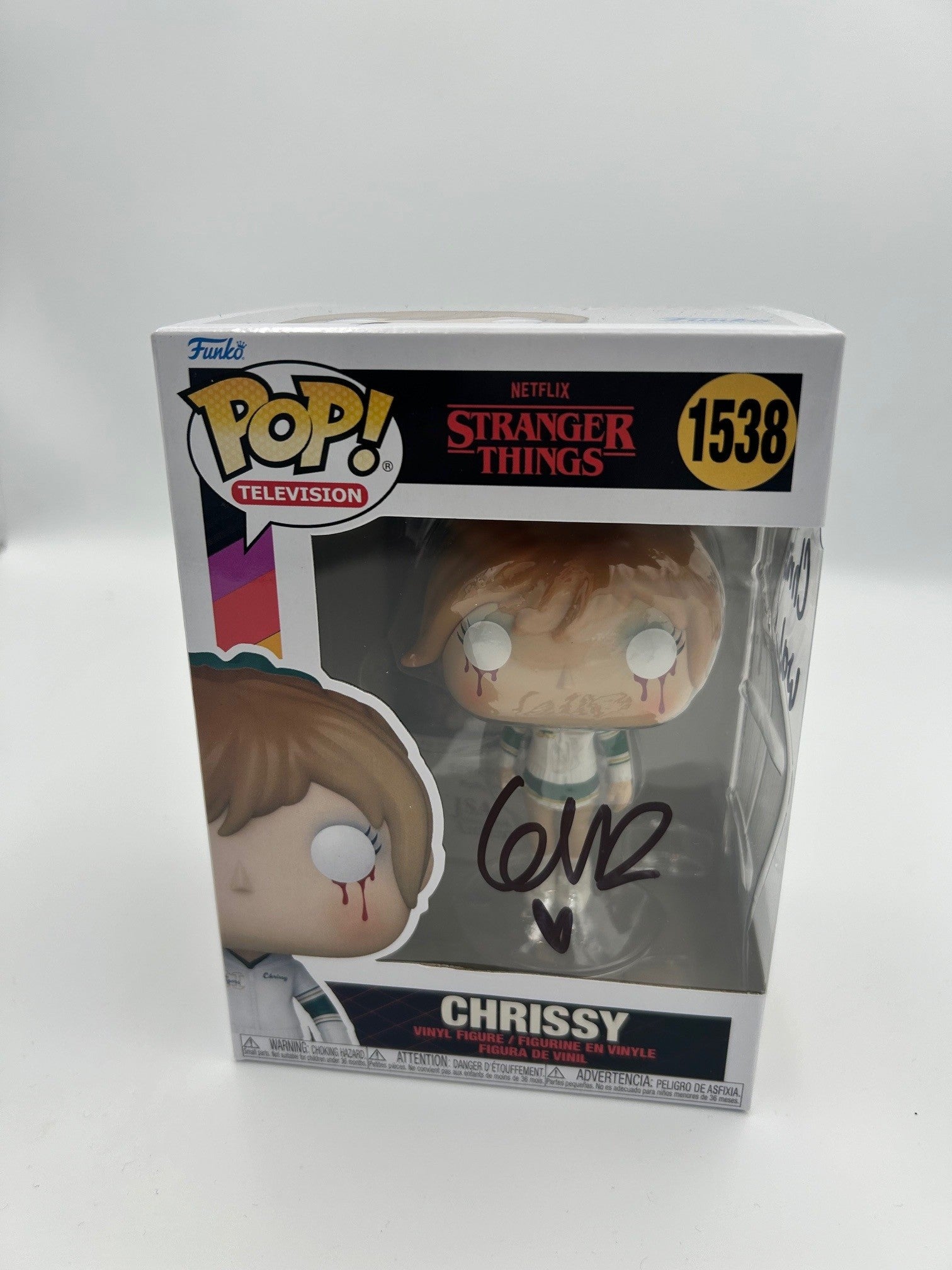 Chrissy Cunningham (Floating) - #1538  - Funko Pop! - Signed by  Grace Van Dien - Stranger Things
