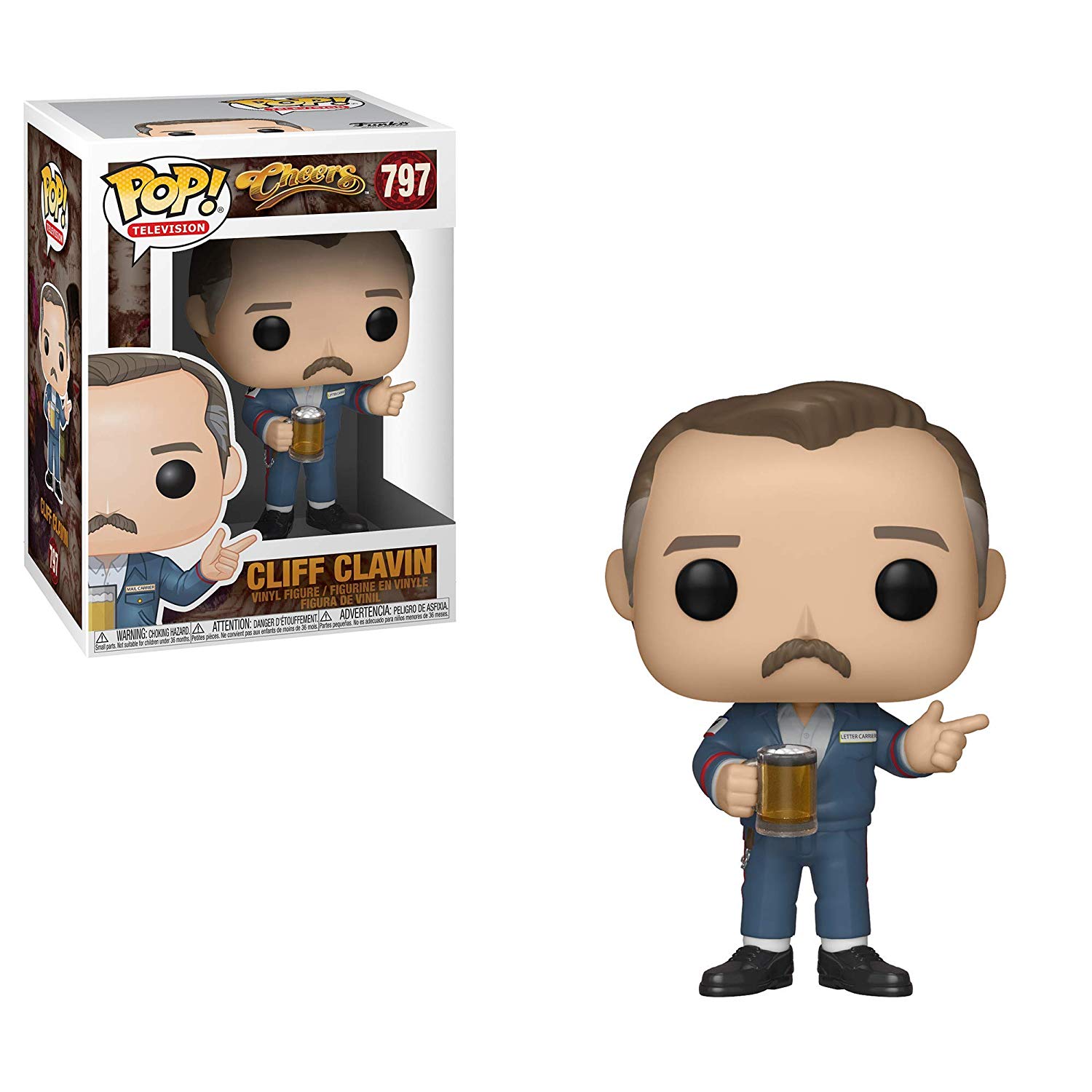 Cliff Clavin - #797 - Funko Pop! - Cheers - Television