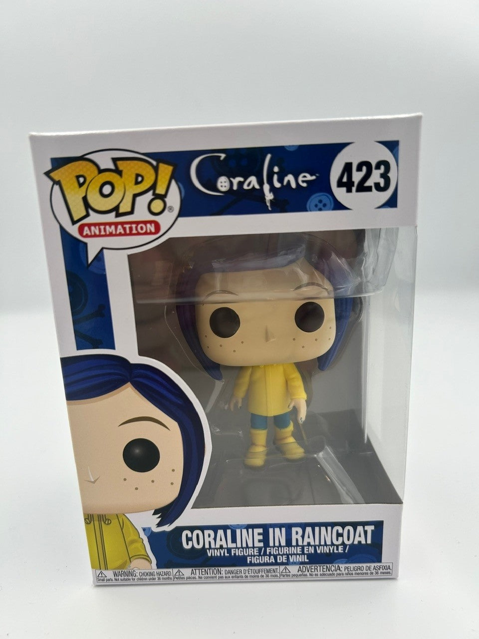 Coraline in Raincoat- #423 - Funko Pop! - Animation  - Coraline