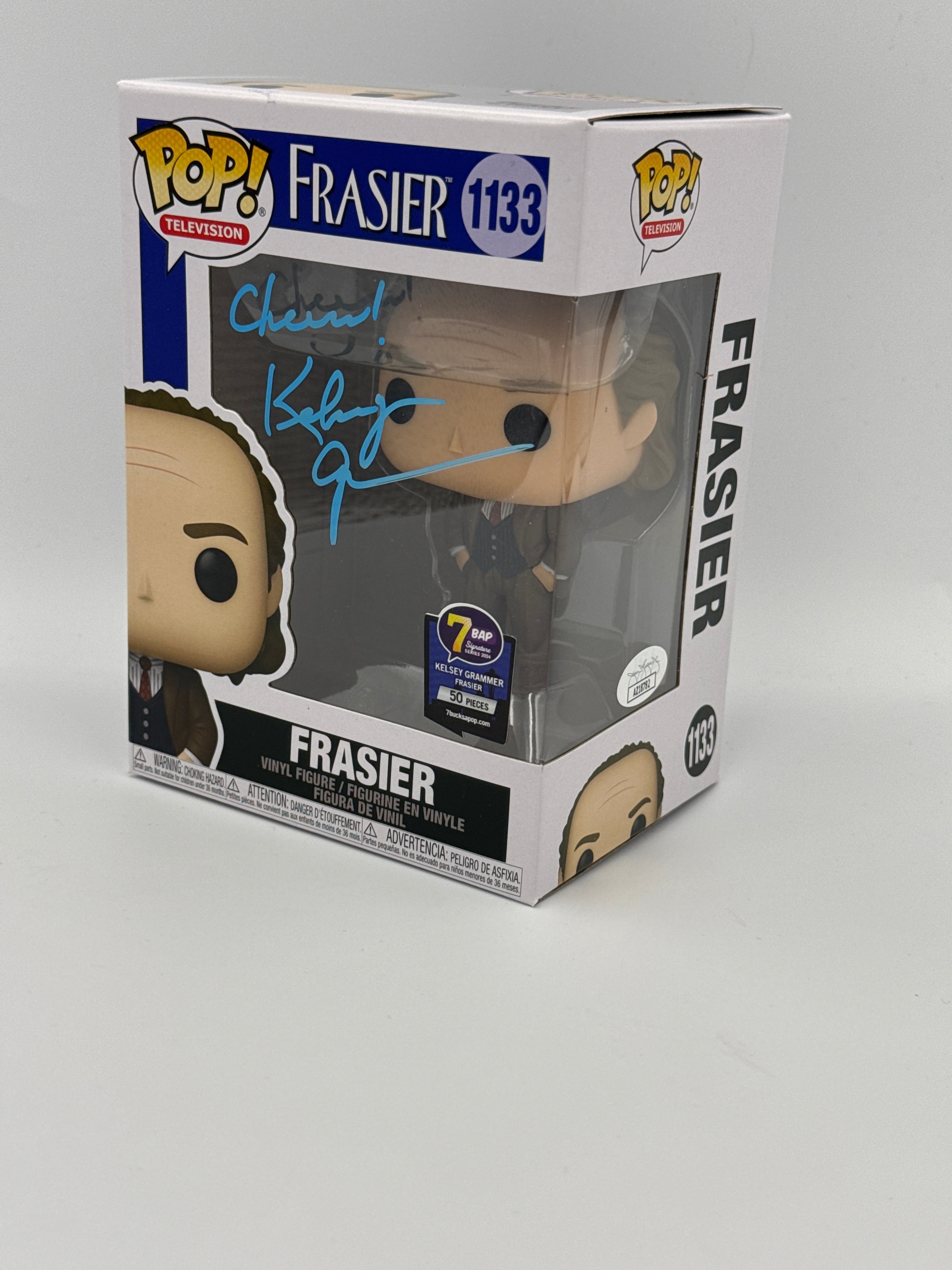 Frasier - #1133- Funko Pop! - Frasier - Television - 7 BAP - 50 PCS - Signed POP! - Signed by Kelsey Grammer